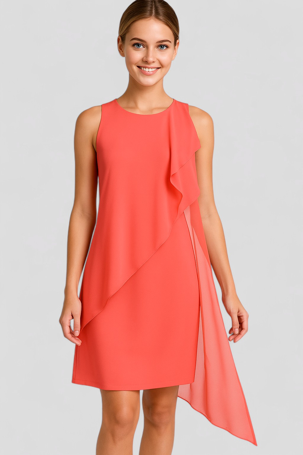 Abito Estivo Donna Senza Maniche Floreale in Cotone Leggero S-XL - - abito abito elegante abito estivo abito estivo senza maniche abito traspirante donna dresses estivo maniche moda estiva stile estivo sukienka con scollo rotondo sukienka estiva sukienka in chiffon sukienka slim fit sukienka versatile - Concept Palermo