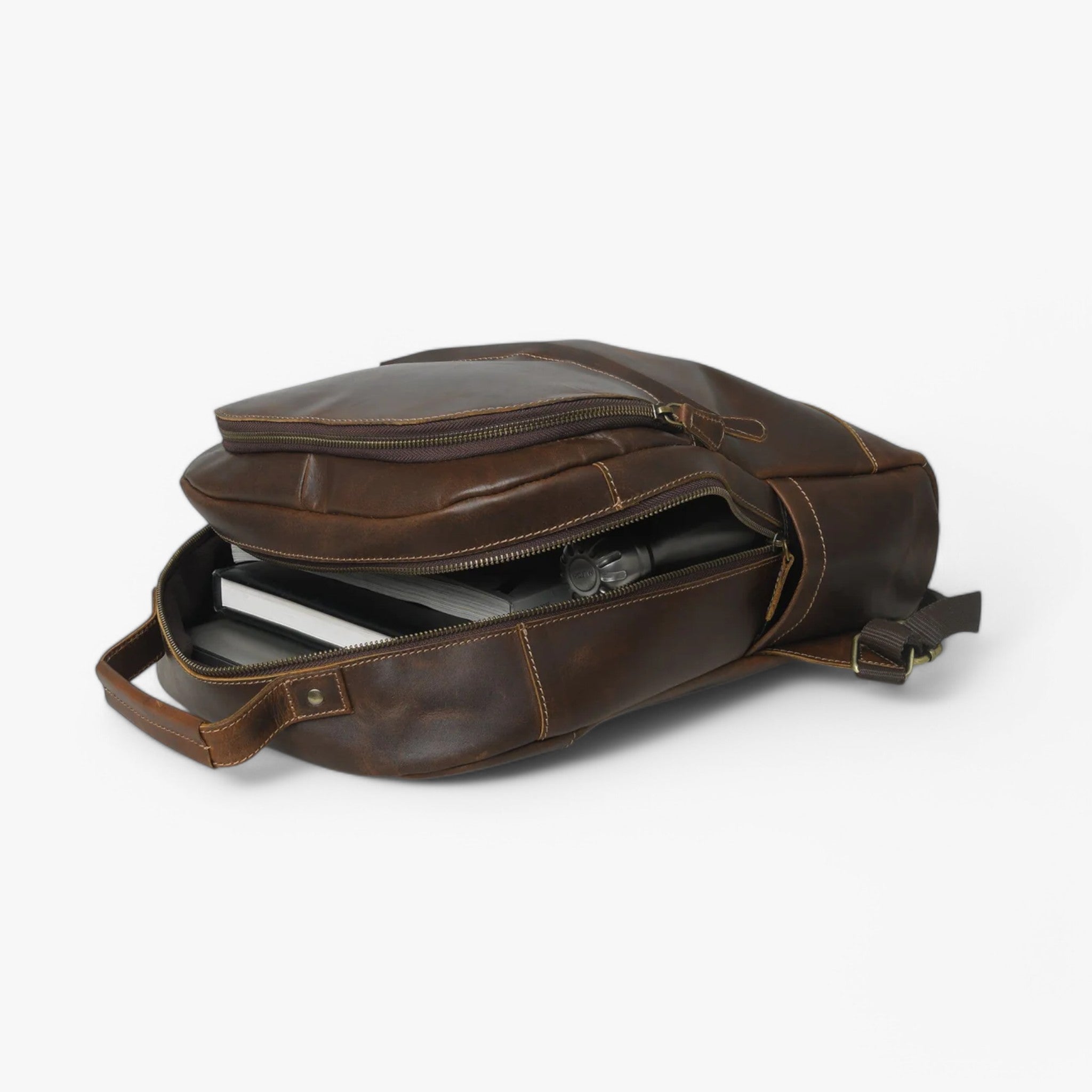 Zaino unisex in pelle di bufalo - - bags bufalo pelle spo-default spo-disabled spo-notify-me-disabled unisex zaino zaino unisex - Concept Palermo