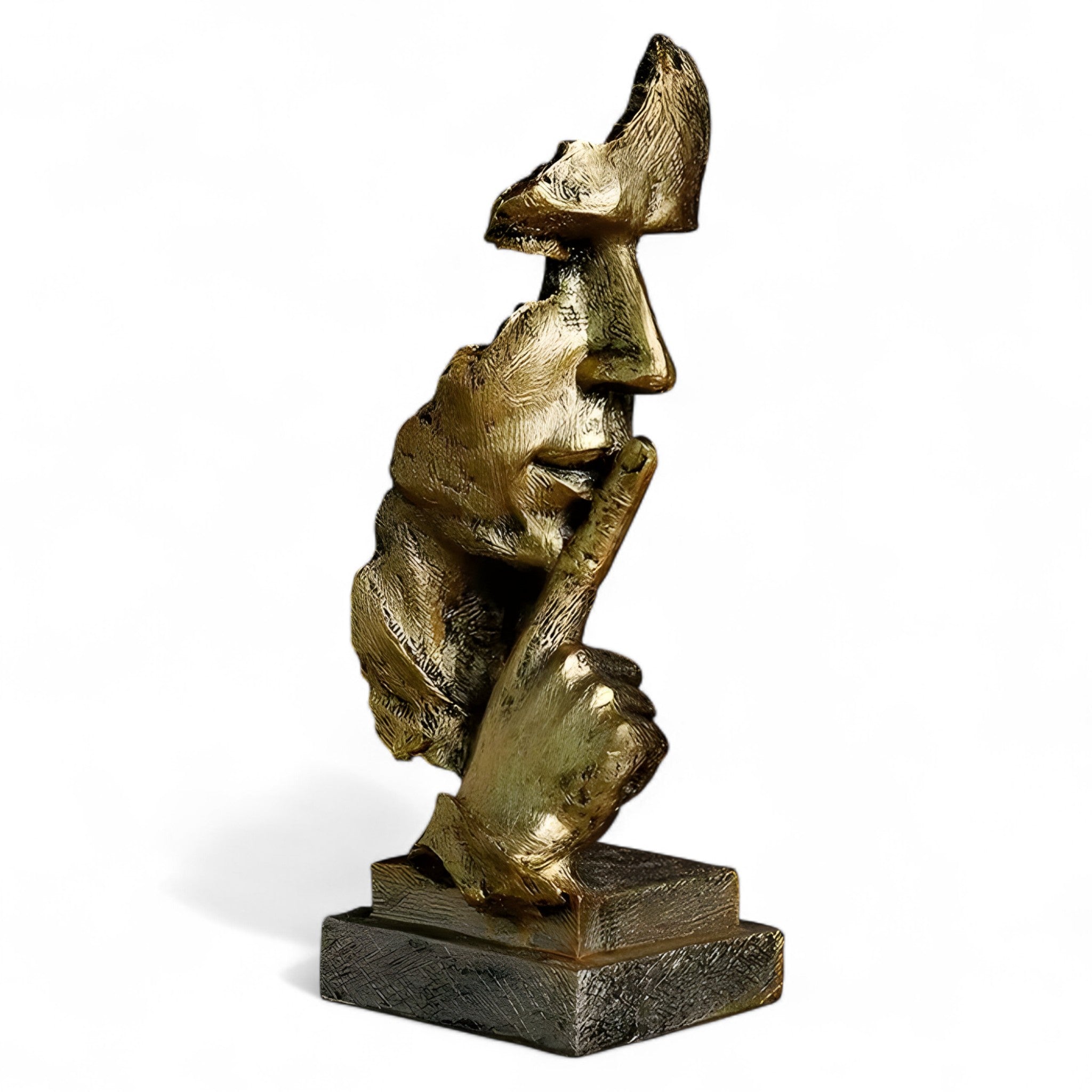 Espressione silenziosa, scultura Art Déco stimolante - Oro - Boligindretning déco espressione espressione silenziosa Figur Hjem Indendørs noah | espressione silenziosa scultura scultura art déco stimolante - €25 silenziosa Skulptur Statue stimolante - Concept Palermo