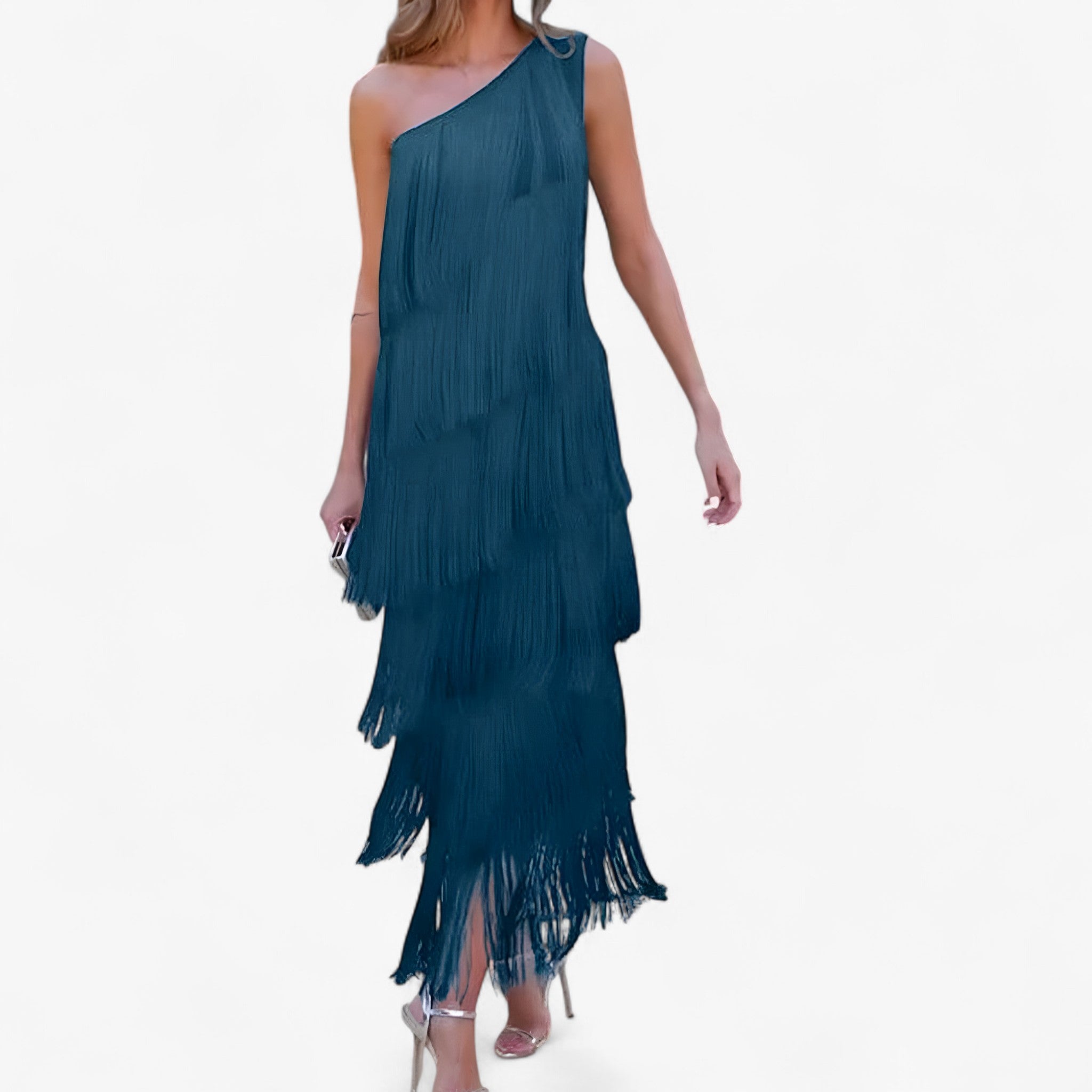 Abito con Frange Movimento Che Incanta a Ogni Passo Donna - - abito abito da ballo abito da festa abito elegante donna abito frange donna dresses frange incanta look da sera movimento ogni vestito con frange vestito glamour - Concept Palermo