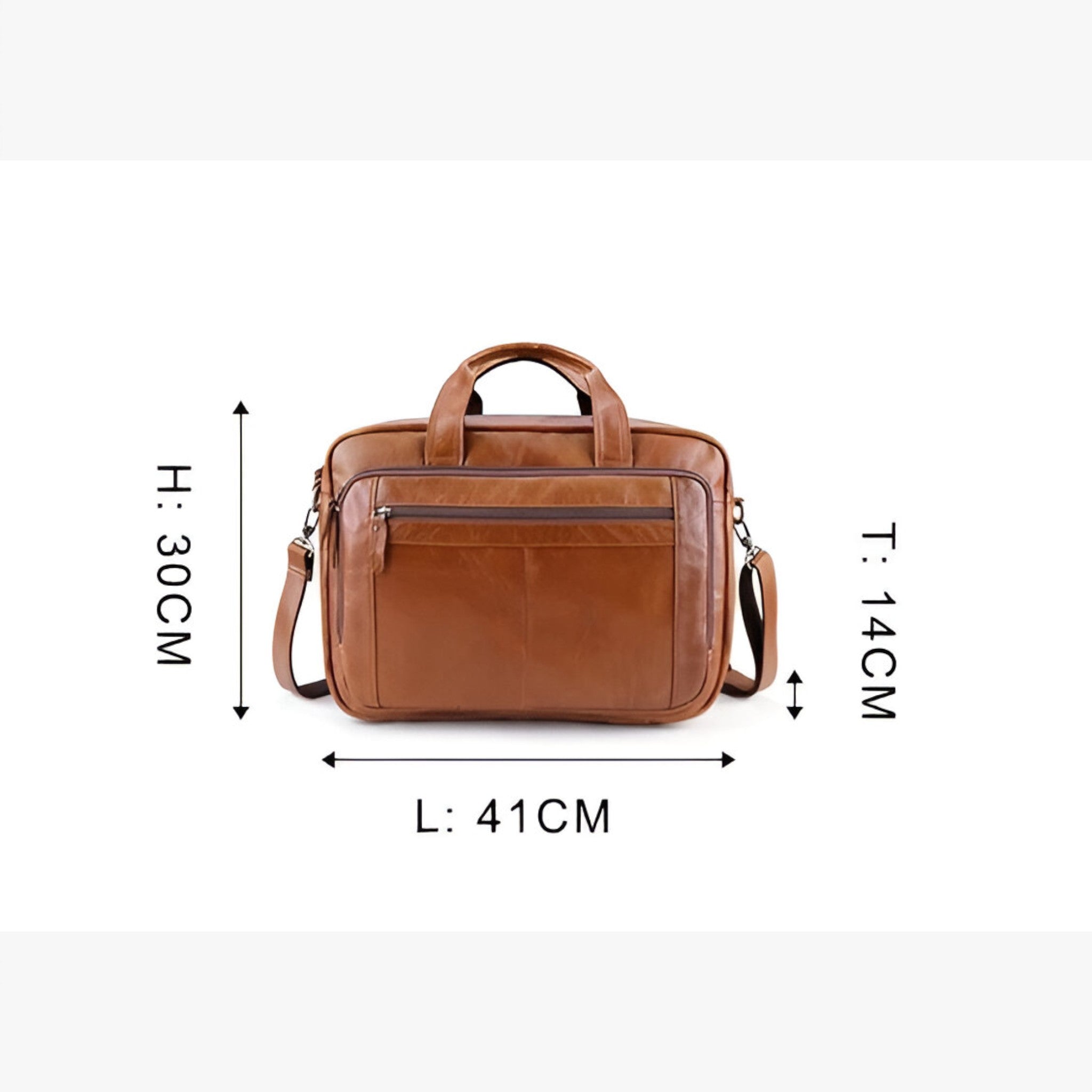 Borsa per Laptop in Pelle con Tracolla Uomo - - accessoires bags borsa borsa laptop laptop pelle tassen tracolla uomo - Concept Palermo