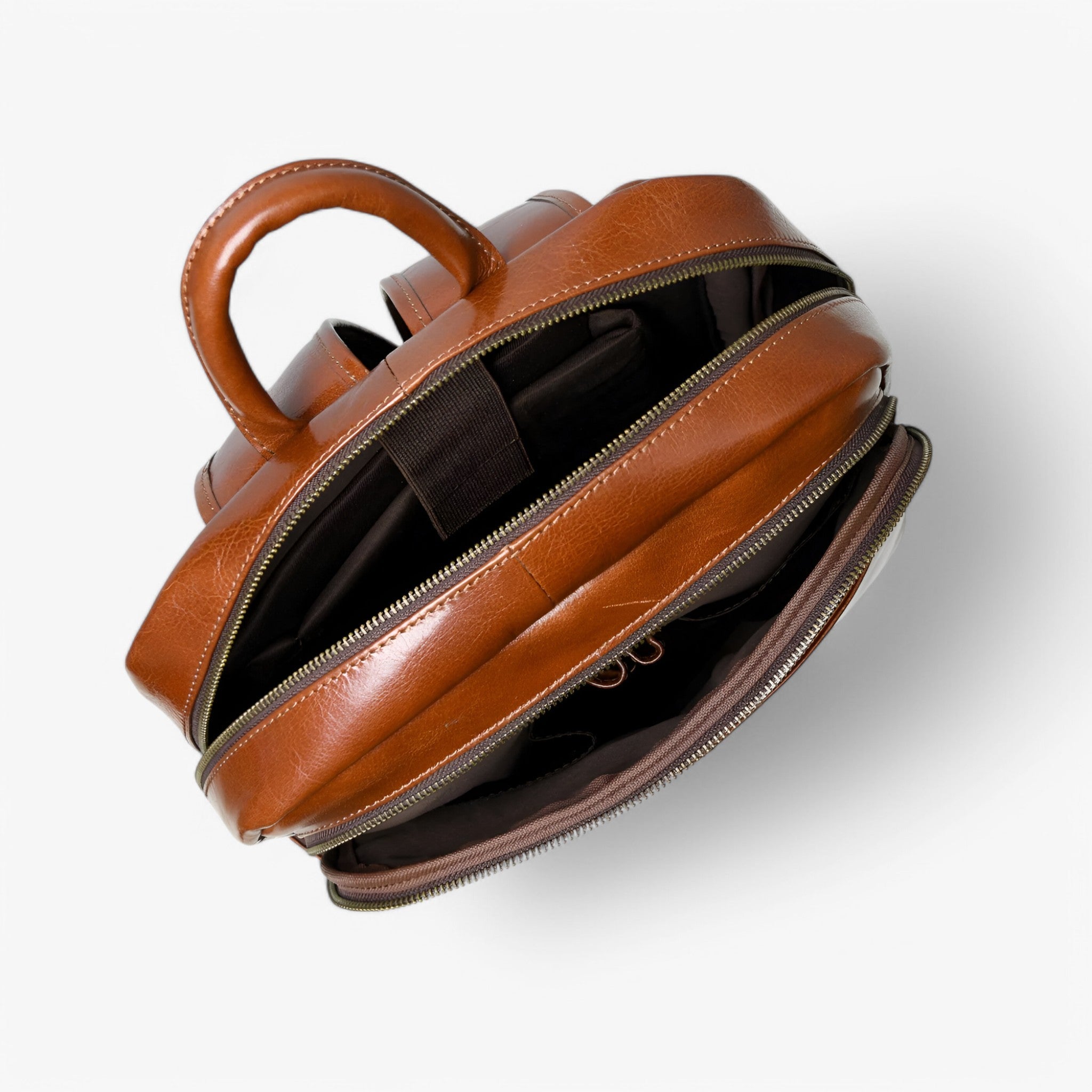 Valentino Zaino di lusso in pelle italiana - Marrone Uomo - - accessoires bags italiana pelle tassen uomo valentino valentino zaino zaino - Concept Palermo