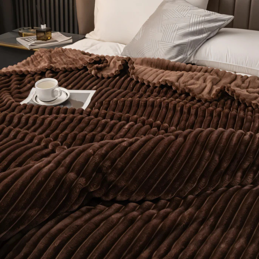 Plaid Caldo - Marrone scuro - caldo home & garden P209 plaid plaid caldo - Concept Palermo