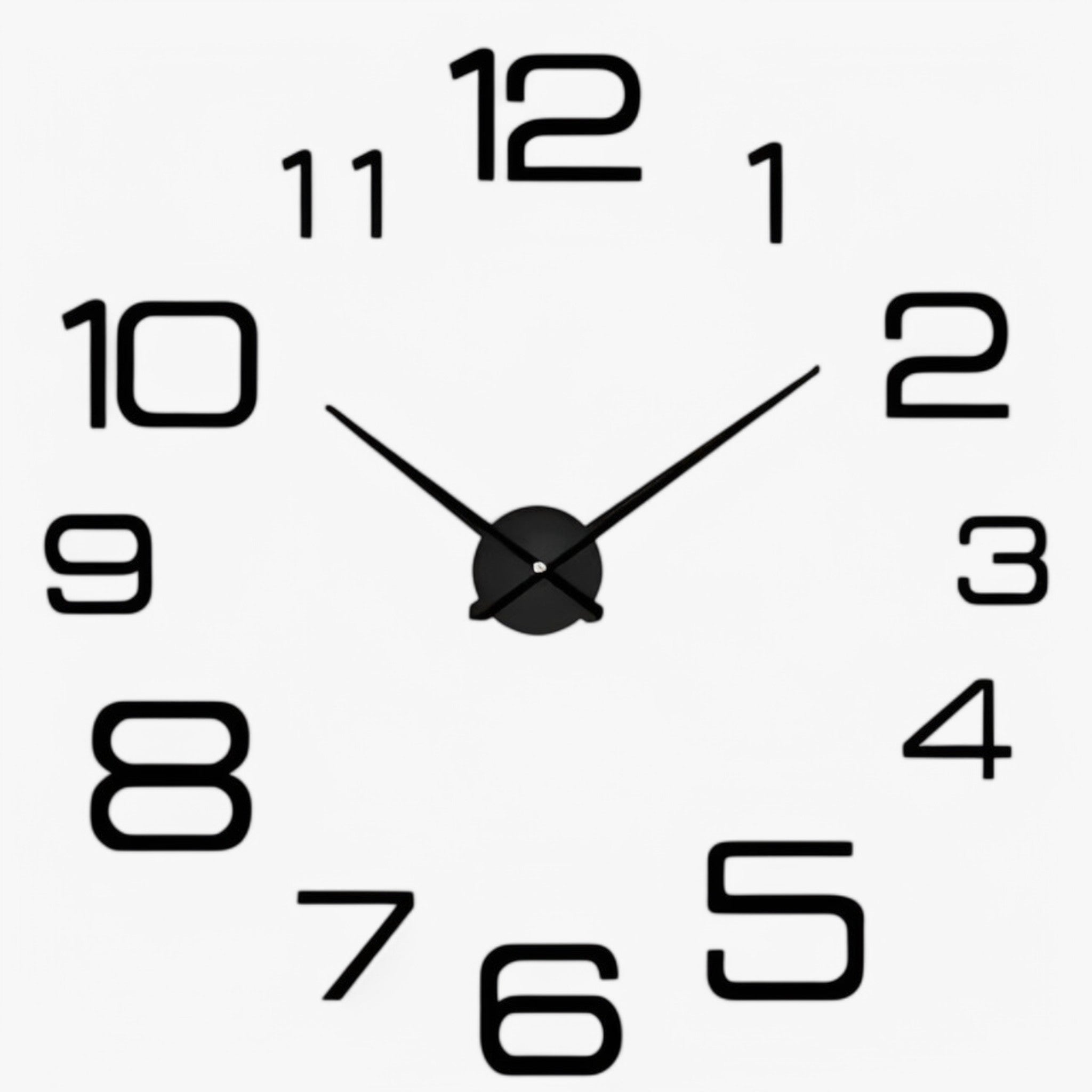 Grande Orologio da Parete Nero Uomo - - orologio orologio parete P354 parete uomo wall clock wall clocks - Concept Palermo