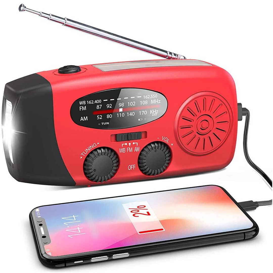 SolarSafe - Radio di emergenza e torcia solare e a manovella Uomo - - emergenza gadgets manovella Nieuw binnen-tag radio solare solarsafe torcia uomo - Concept Palermo