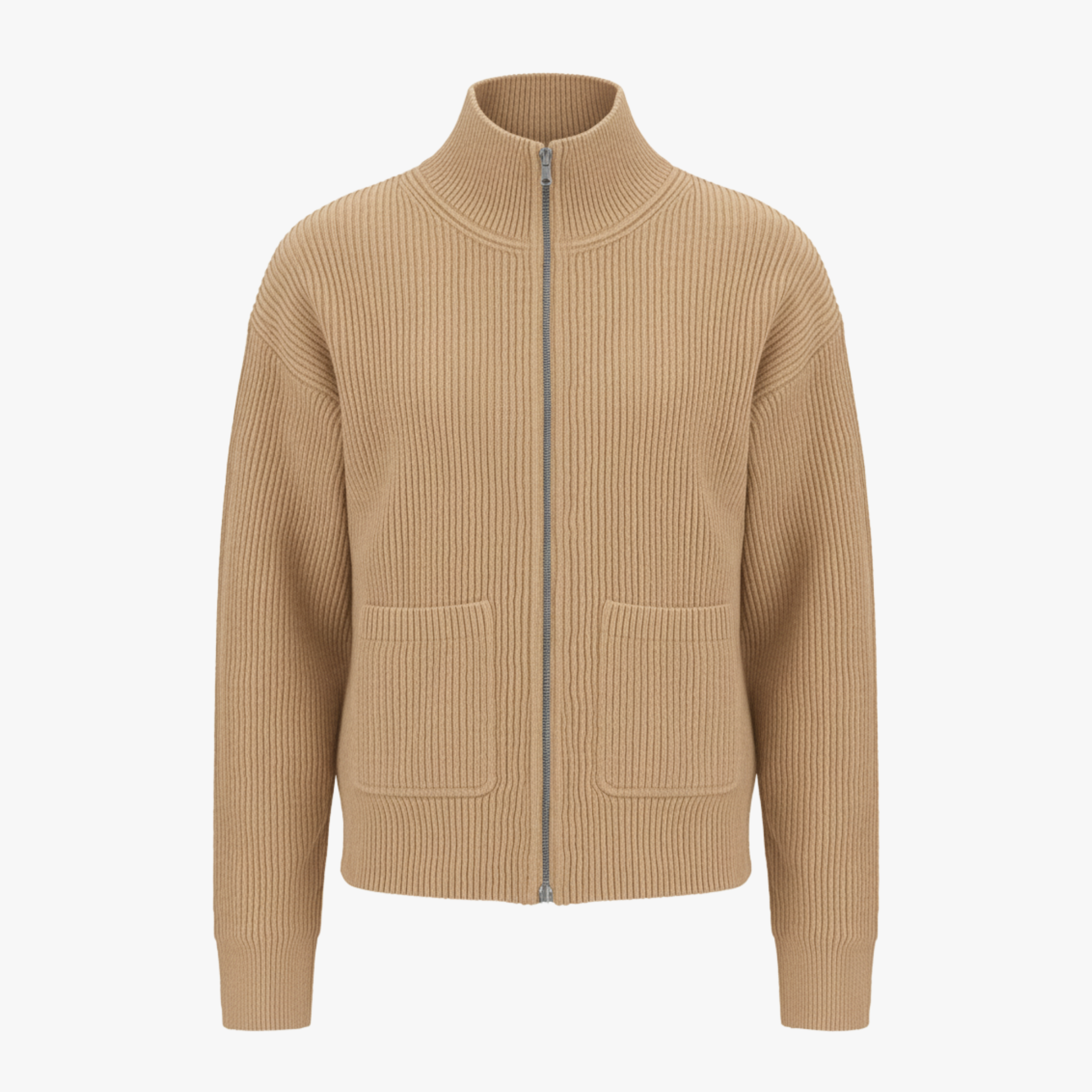 Maglione Uomo a Zip Casual - - abbigliamento quotidiano abiti smart-casual cappotto di maglia casual maglione maglione a maglia maglione a zip maglione casual maglione con cerniera maglione elegante maglione estivo maglione uomo maglioni da uomo moda maschile uomo - Concept Palermo