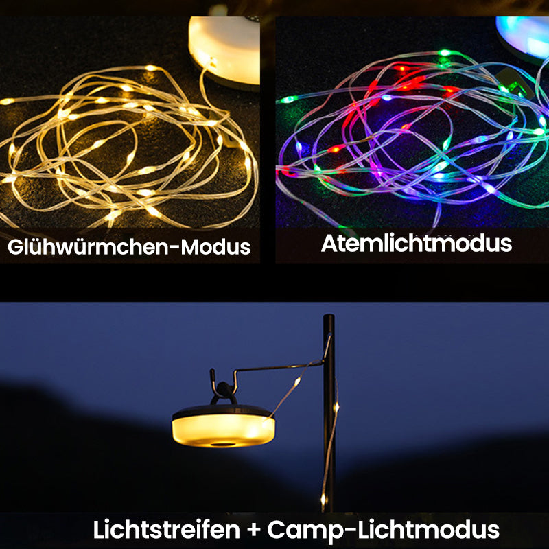 Catena luminosa portatile, pieghevole e a tenuta stagna Uomo - - camping lights catena catena luminosa home & garden lights luminosa pieghevole portatile stagna tenuta - Concept Palermo