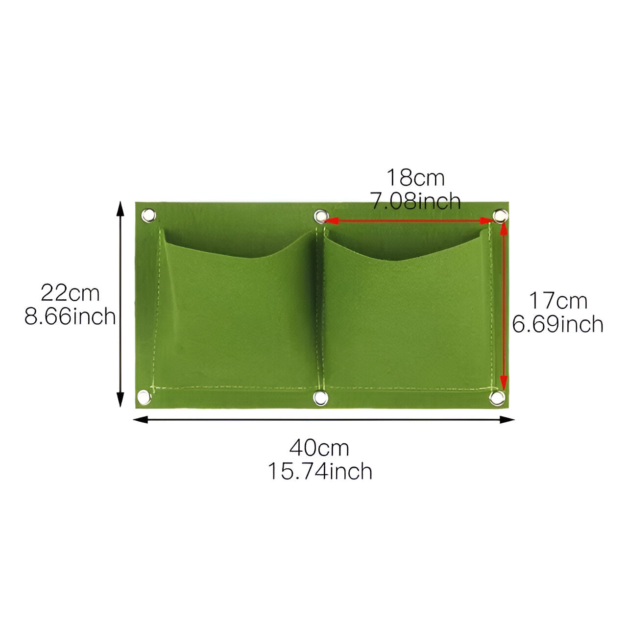Borsa da appendere per il giardino - per appendere le piante e per l'esterno. Uomo - 2 griglia verde - appendere borsa borsa appendere esterno garden Garden accessories Garden supplies giardino home & garden piante uomo - Concept Palermo