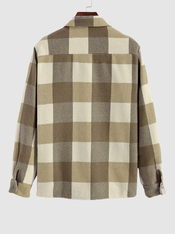 Camicia casual a quadri da uomo - - camicia camicia casual casual longsleeves male men's coats & jackets men's polo men's top quadri uomo - Concept Palermo