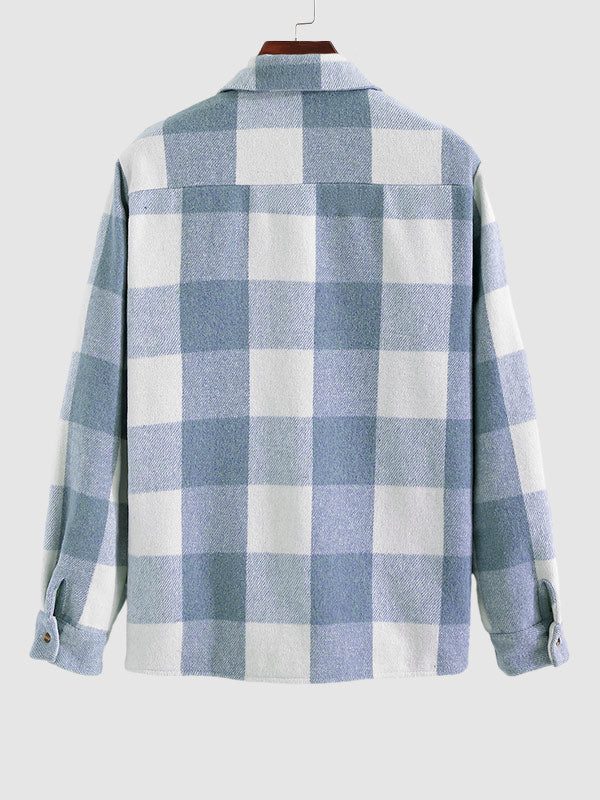 Camicia casual a quadri da uomo - - camicia camicia casual casual longsleeves male men's coats & jackets men's polo men's top quadri uomo - Concept Palermo