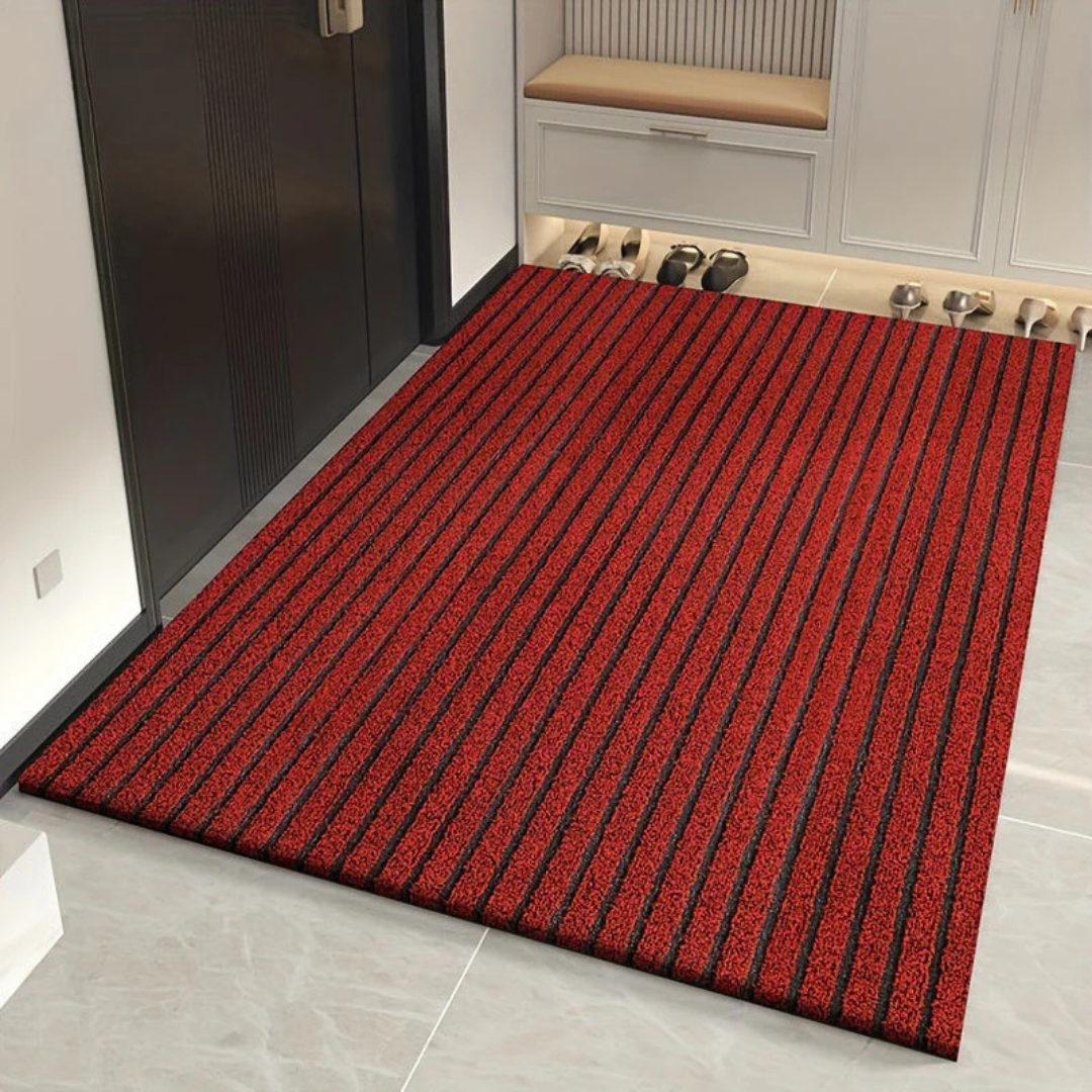 Entrea - Abito lungo fluido donna, stampa floreale, scollo a V, maniche corte - Rosso - cross-from-marche-lino-15835938095453 entrea New-google P272 - Concept Palermo