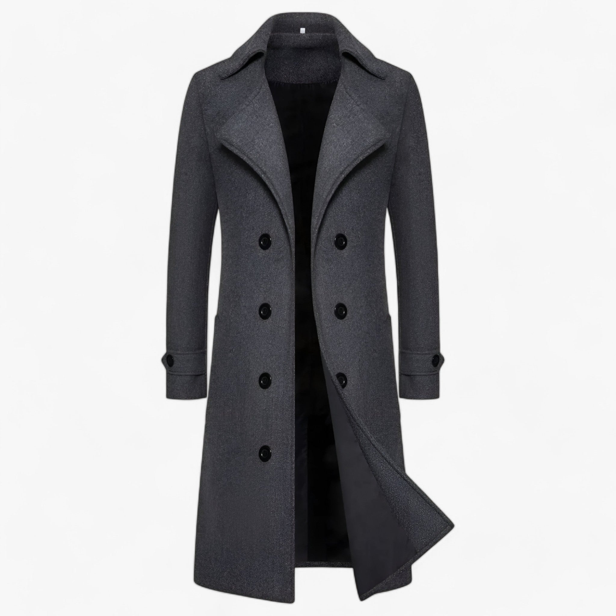 Impermeabile da Uomo - Eleganza Termoregolatrice - Grigio - eleganza impermeabile impermeabile uomo jacket jacket for men Jackets & Coats men's coats & jackets Outerwear & Jackets termoregolatrice uomo winter jacket Winter jacket men - Concept Palermo