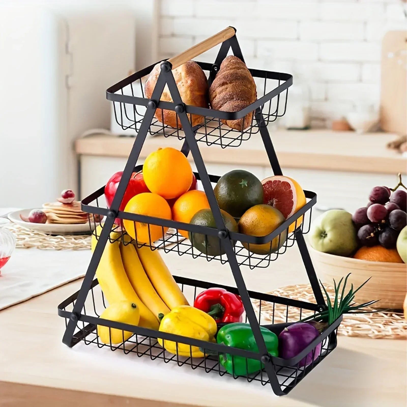 FruitCascade - Cesto di frutta a 3 strati - - cesto fruitcascade frutta home home & garden strati - Concept Palermo