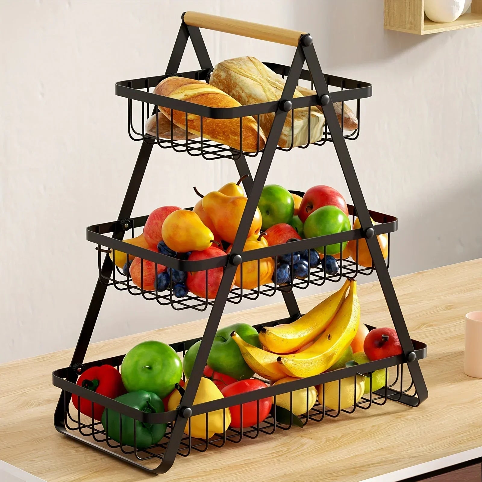 FruitCascade - Cesto di frutta a 3 strati - - cesto fruitcascade frutta home home & garden strati - Concept Palermo