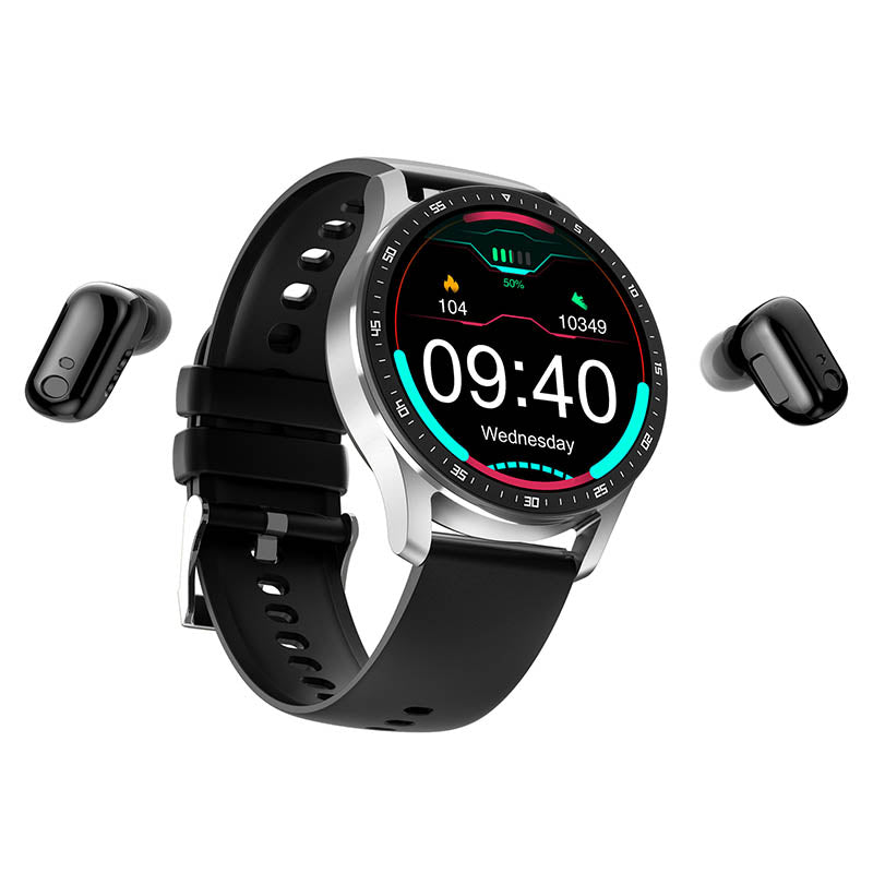 Orologio smart innovativo con cuffie di (Compatibile con iPhone e Android) Uomo - Argento - alle producten android collectie compatibile cuffie heren heren trui horloge innovativo iphone mode orologio orologio smart smart - Concept Palermo