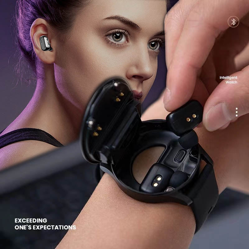 Orologio smart innovativo con cuffie di (Compatibile con iPhone e Android) Uomo - - alle producten android collectie compatibile cuffie heren heren trui horloge innovativo iphone mode orologio orologio smart smart - Concept Palermo