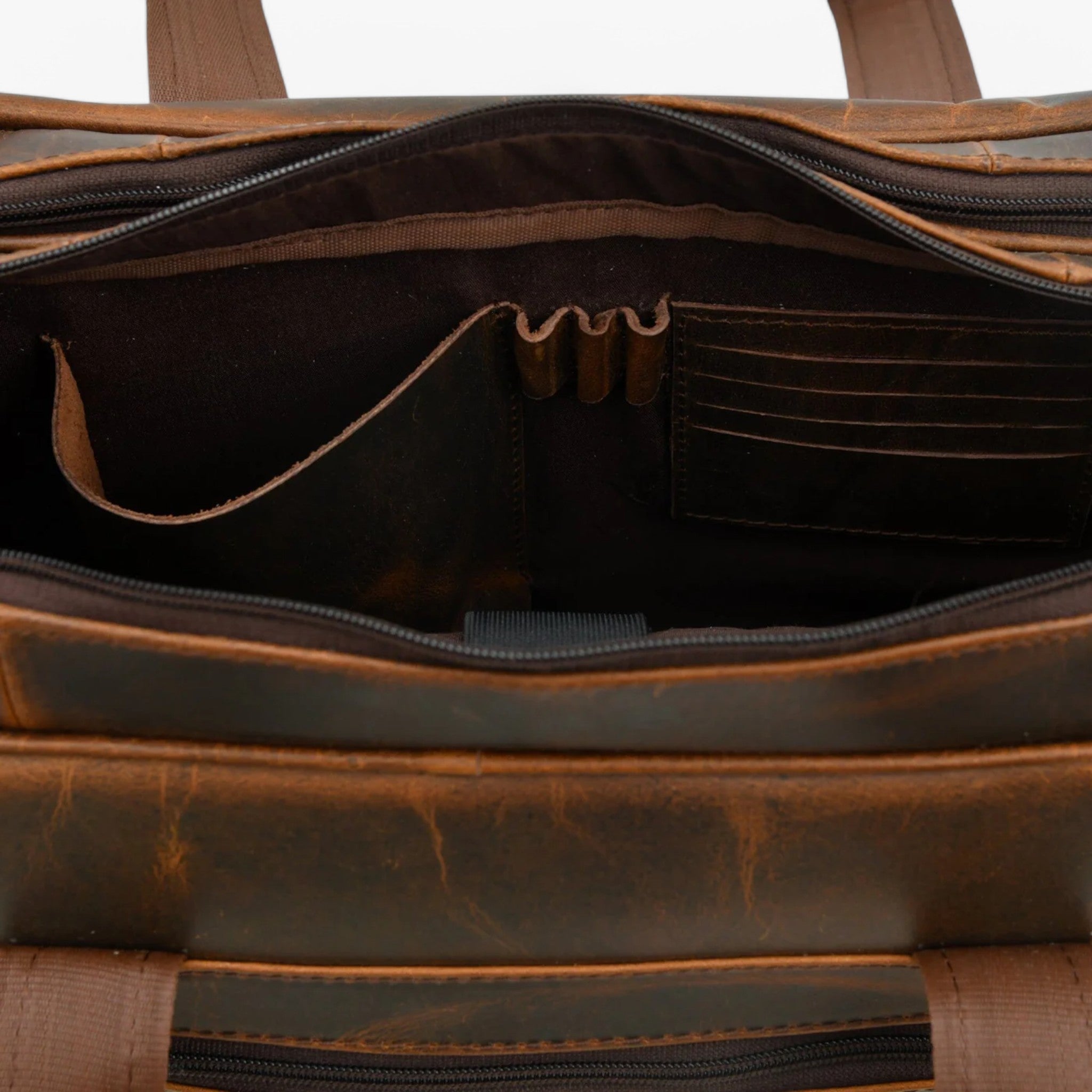 Cartella Pelle Marrone Professionale - - accessoires bags cartella cartella pelle pelle professionale tassen - Concept Palermo