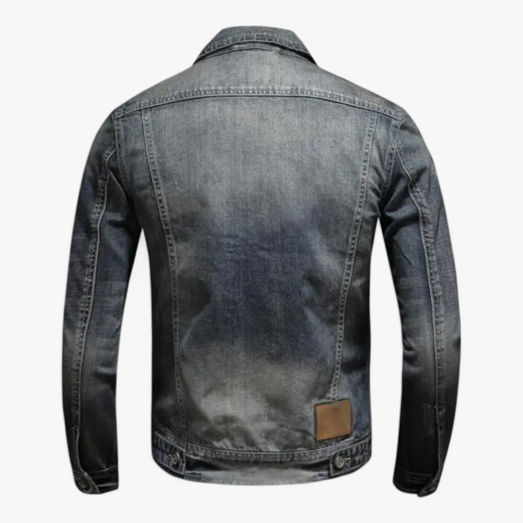 Giacca Uomo Denim Blu Classica Versatile - - 121 classica denim giacca giacca uomo men's coats & jackets uomo versatile - Concept Palermo