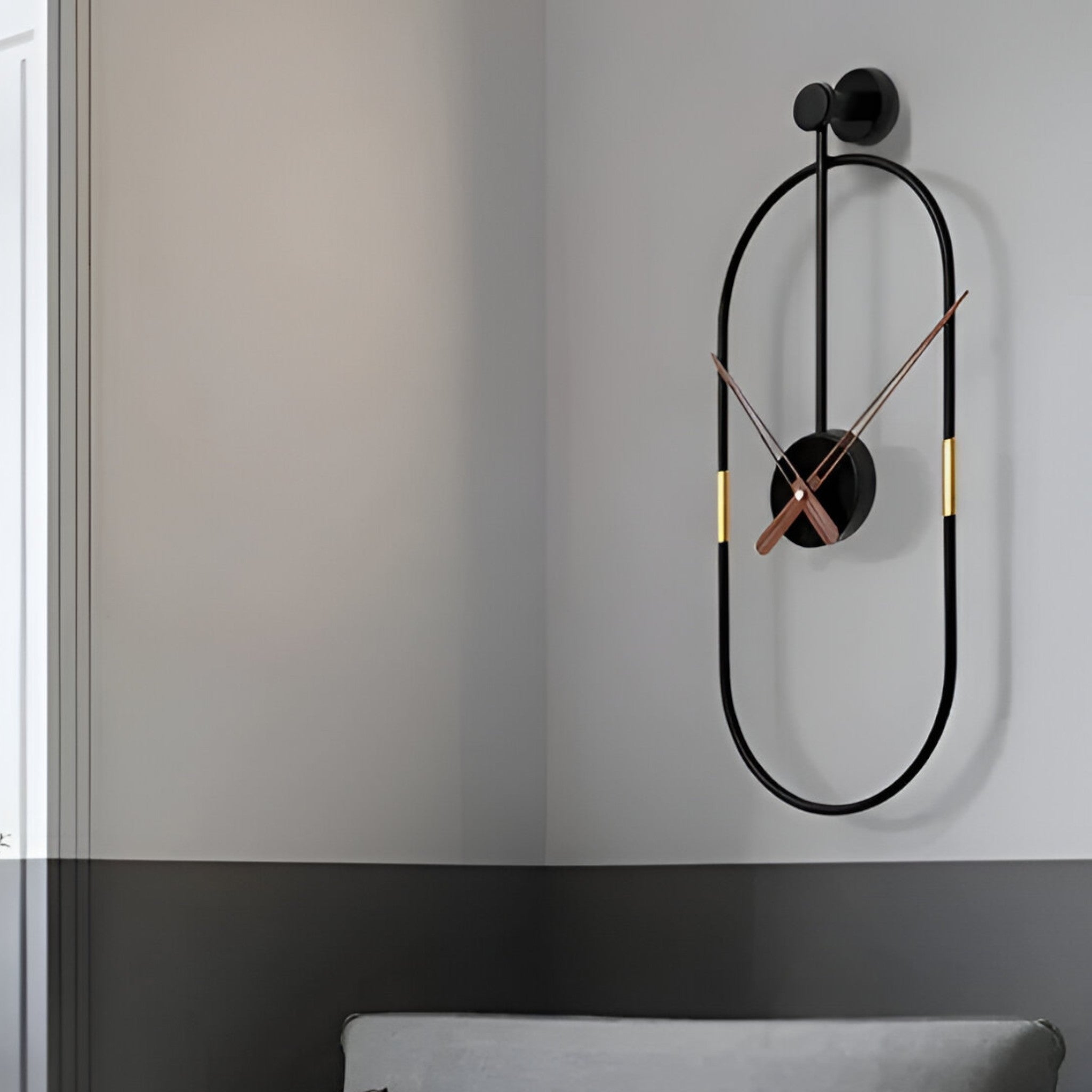 Orologio da parete grande minimalista per il soggiorno Uomo - - minimalista orologio orologio parete P257 parete soggiorno uomo wall clock wall clocks - Concept Palermo