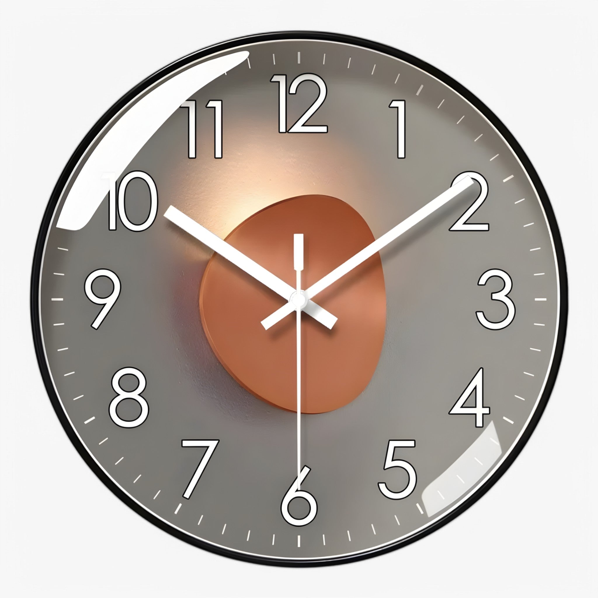 Orologio da Parete Moderno Nero Silenzioso 30cm, Design Minimalista per Casa e Ufficio - C - design orologio orologio parete P435 parete uomo wall clocks - Concept Palermo