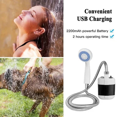 Doccia da campeggio portatile innovativa per esterni, con pompa a batteria ricaricabile - - campeggio Camping shower doccia doccia campeggio hiking shower home & garden innovativa outdoor shower Portable showers portatile soluzione - Concept Palermo