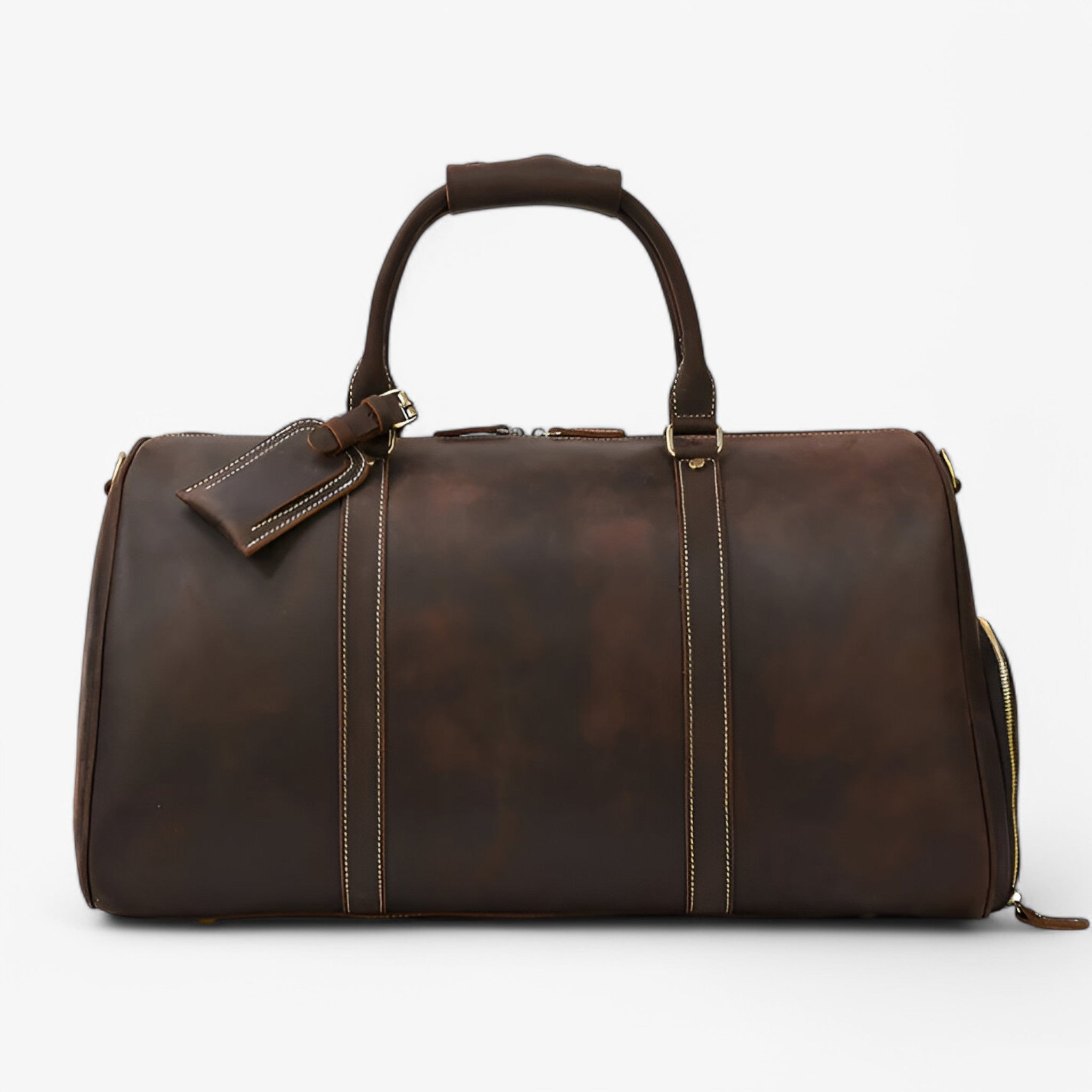 Borsa da Viaggio in Pelle - Marrone scuro 55cm - accessoires bags borsa borsa viaggio pelle tassen viaggio - Concept Palermo