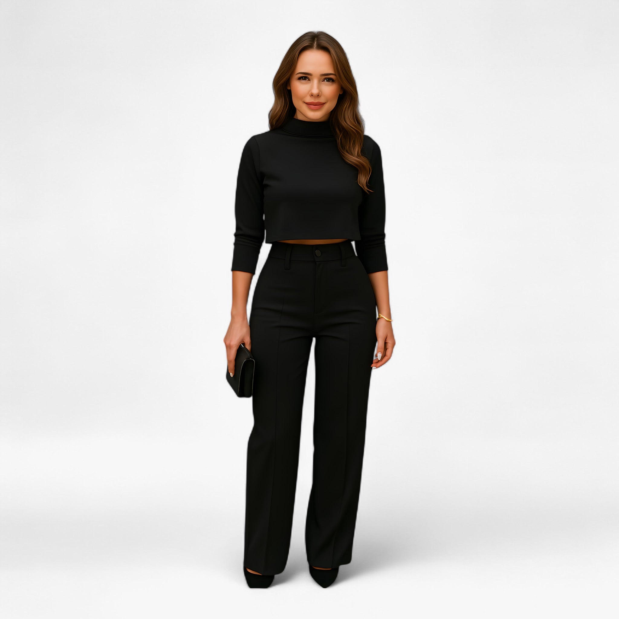 Due Pezzi - Eleganza e versatilità in ogni momento - Nero - eleganza momento ogni outfit sets pezzi Two Piece Sets versatilità Women fashion - Concept Palermo