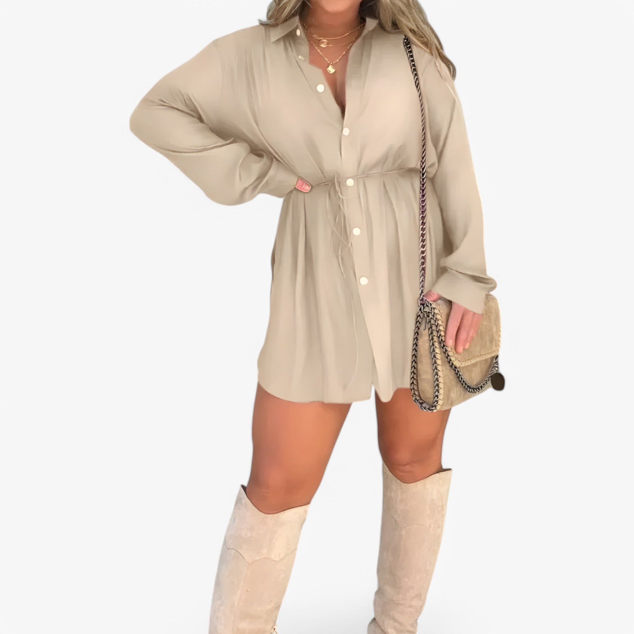 Tuta da donna - Moda e Chic - Albicocca - chic donna dresses moda tuta tuta donna - Concept Palermo
