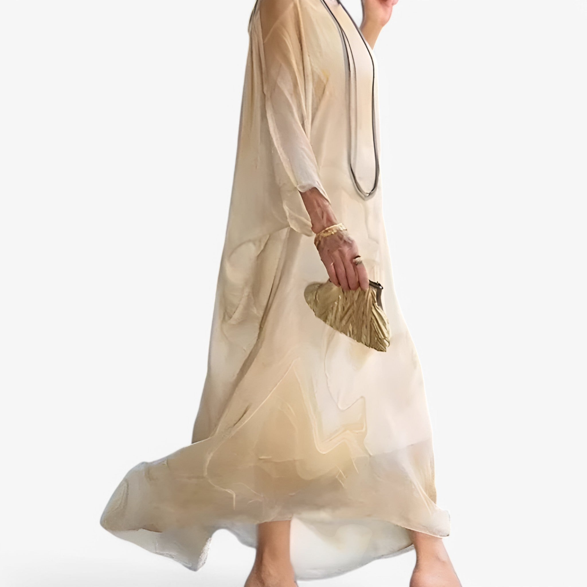 Maxi Abito Donna Effetto Marmo Elegante - Vestito Lungo Estivo Unico - - abito abito marmo donna dresses marmo new - Concept Palermo