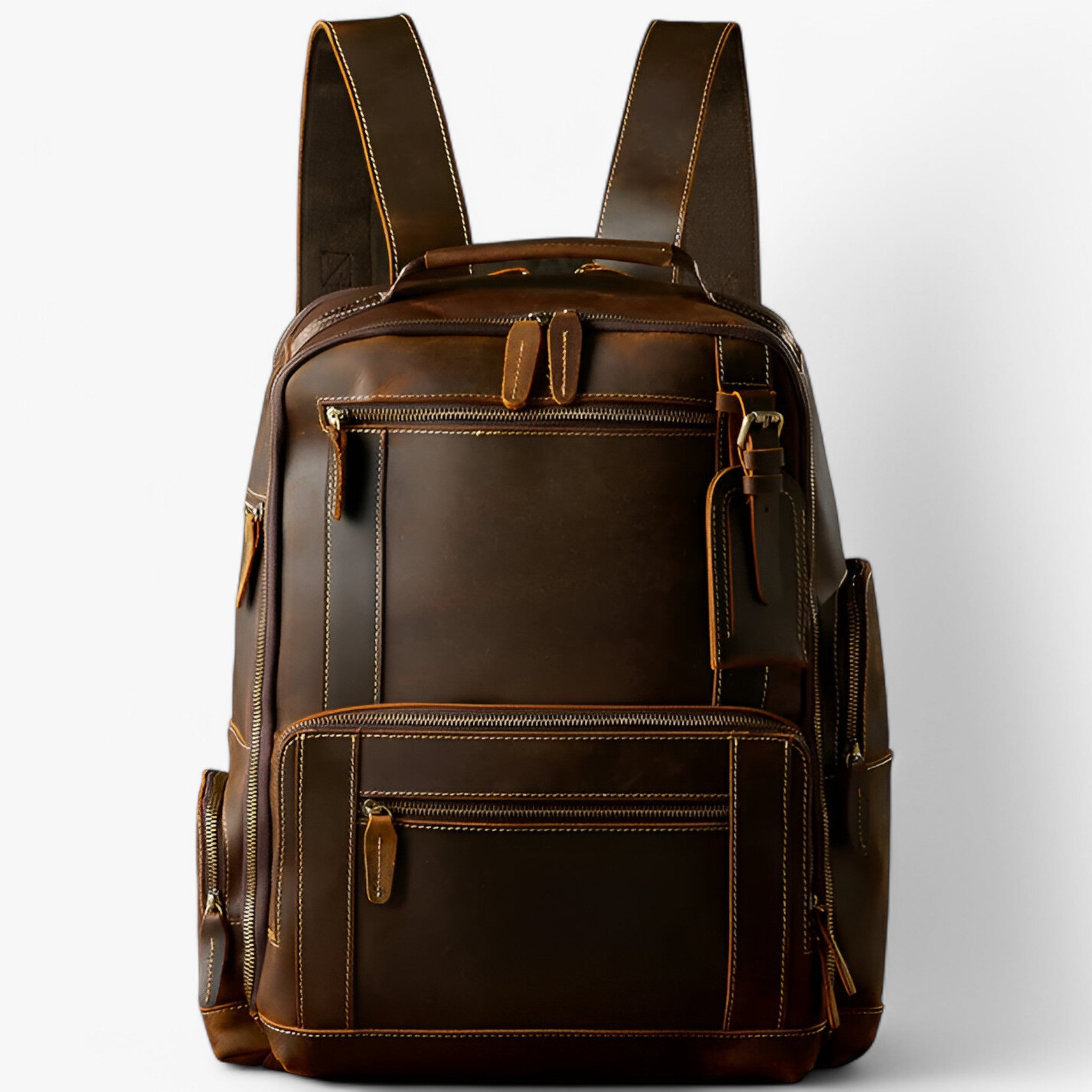 Zaino in Vera Pelle Stile Retrò - - accessoires bags pelle retr stile tassen vera zaino zaino vera - Concept Palermo