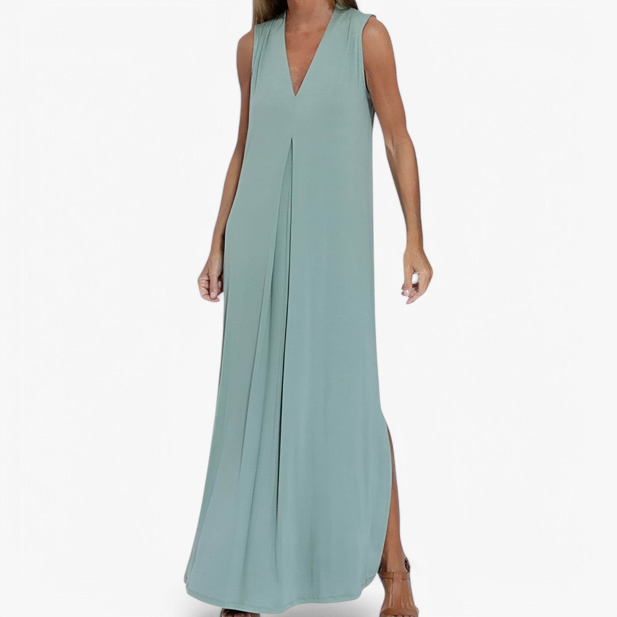 Abito lungo con cardigan in omaggio - Chic e confortevole Donna - - abito abito cardigan cardigan chic confortevole donna dresses omaggio - Concept Palermo