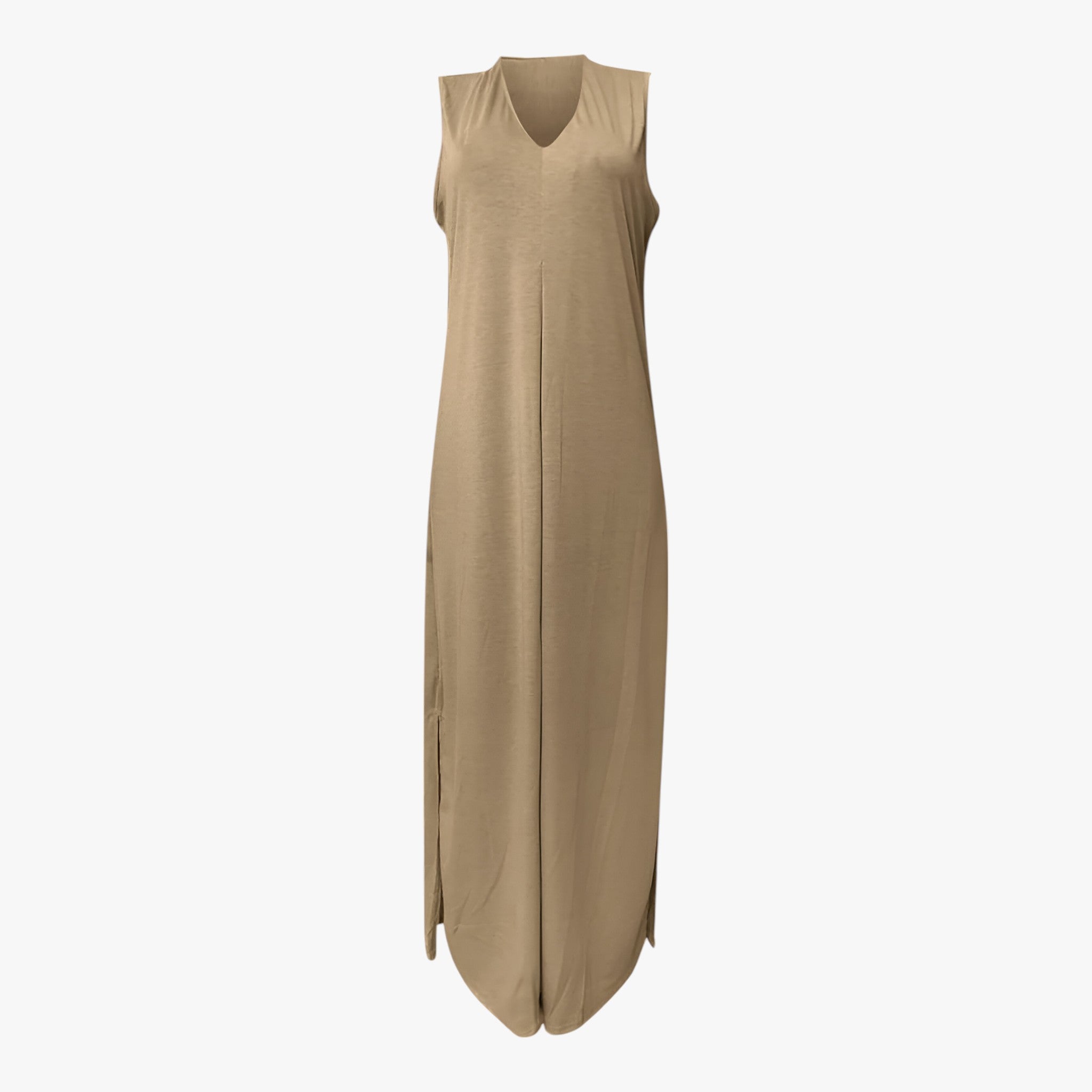 Abito lungo con cardigan in omaggio - Chic e confortevole Donna - Caffè - abito abito cardigan cardigan chic confortevole donna dresses omaggio - Concept Palermo