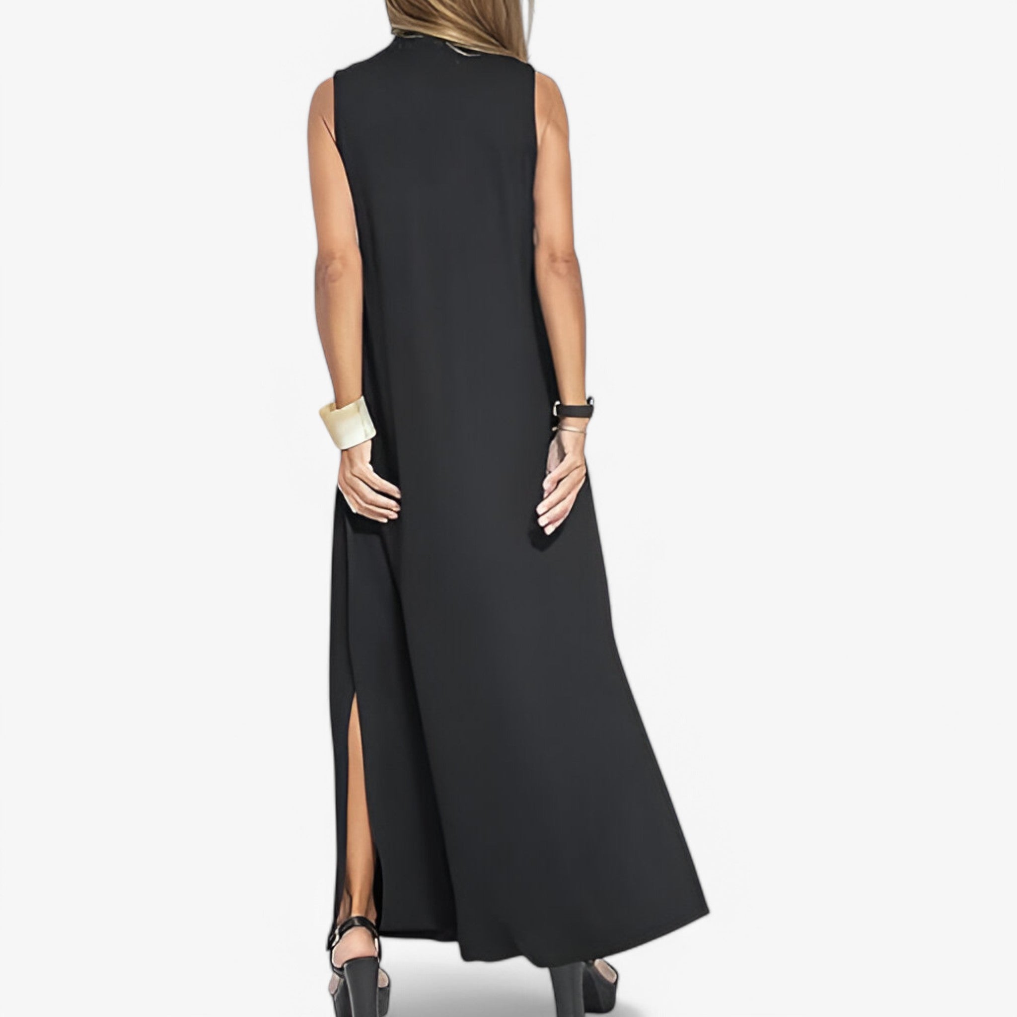 Abito lungo con cardigan in omaggio - Chic e confortevole Donna - - abito abito cardigan cardigan chic confortevole donna dresses omaggio - Concept Palermo