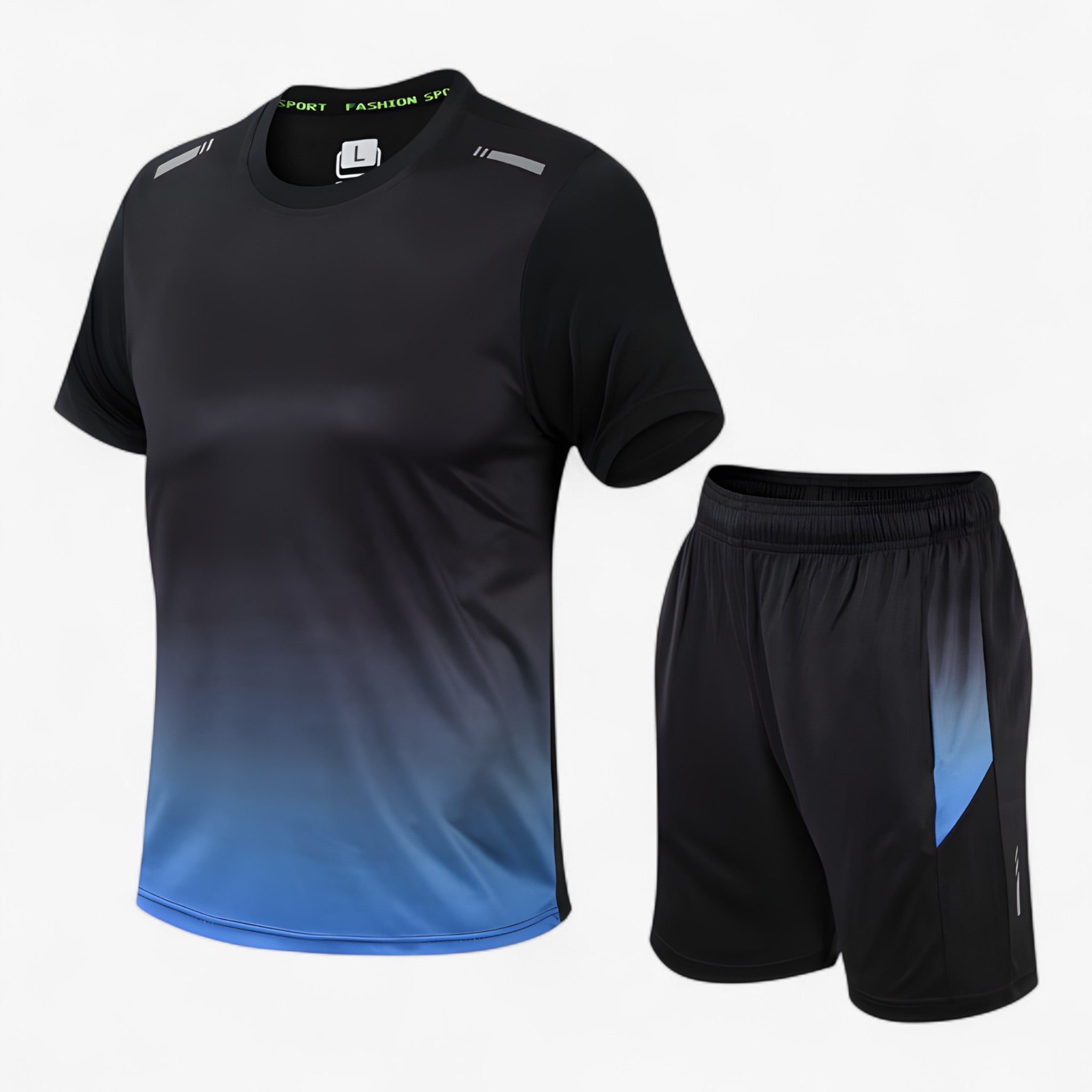 Set Sportivo da Uomo – Libertà di Movimento, Stile Senza Sforzo - Blauw - abbigliamento palestra activewear libertà movimento outfit da allenamento set sportivo da uomo set sportivo uomo sforzo sportivo sportivo uomo stile tuta sportiva uomo uomo - Concept Palermo