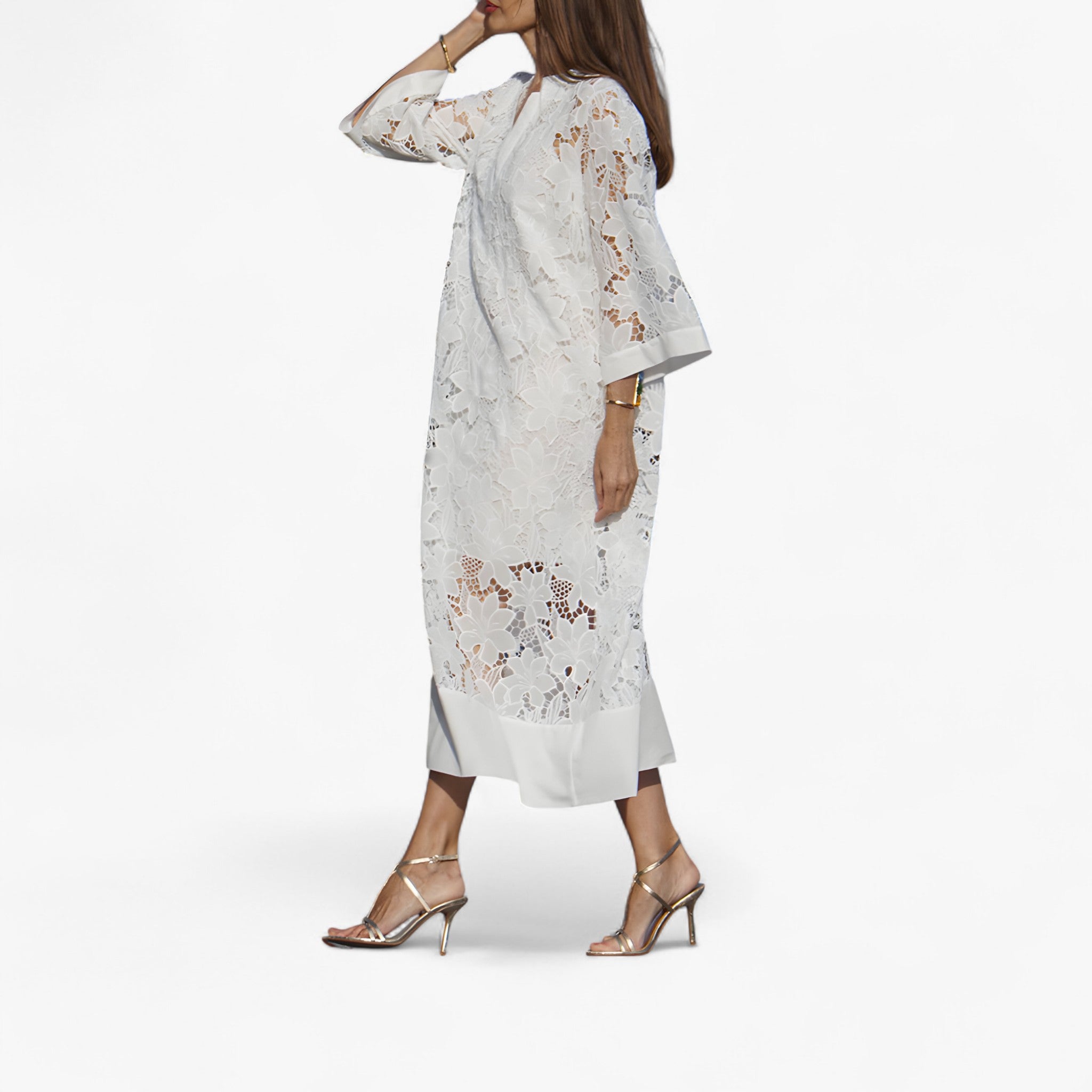 Abito in Pizzo Donna - - abito abito pizzo donna dresses pizzo - Concept Palermo