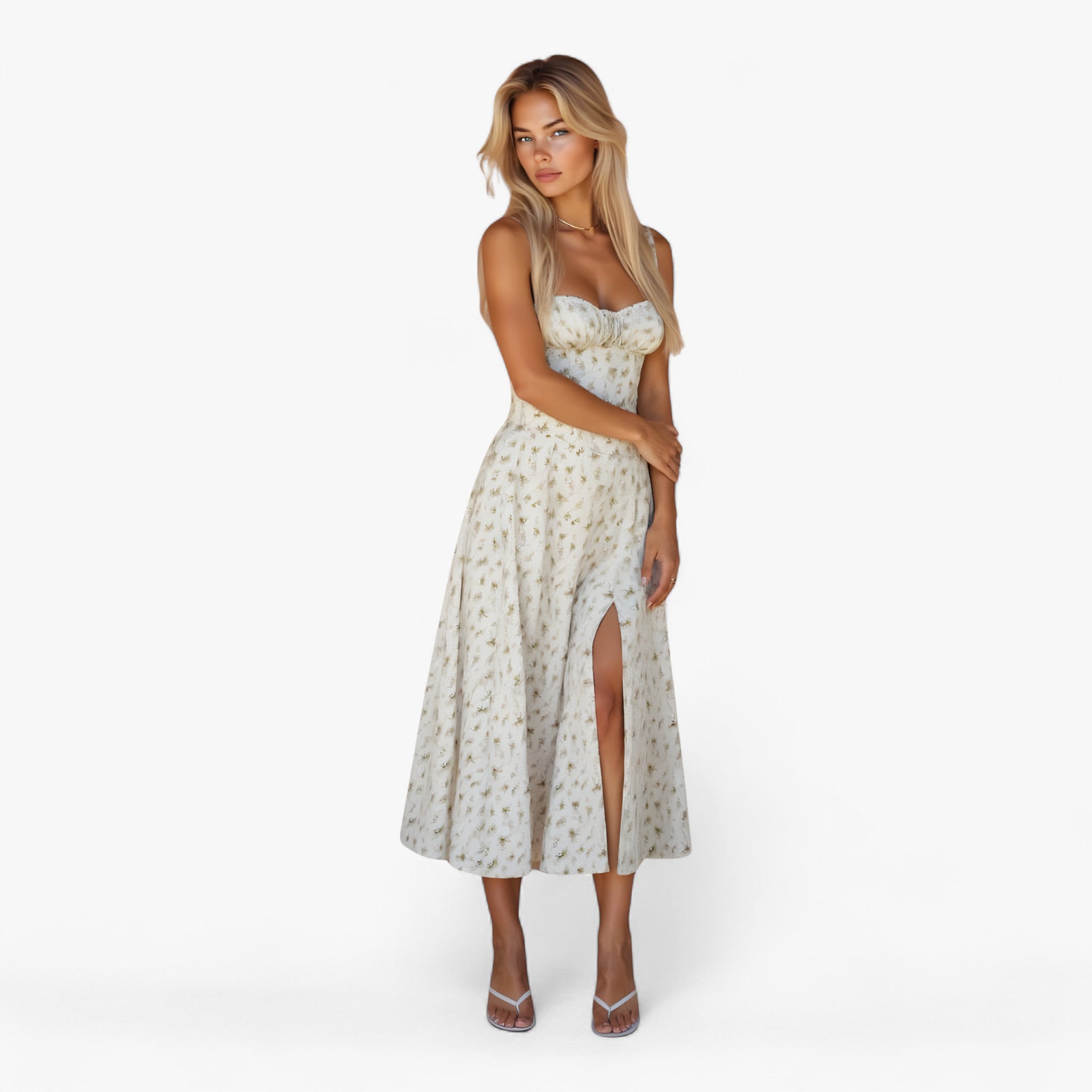Vestito Donna Viscosa Blu Notte Elegante e Comodo - Verde - breathable dresses casual dresses donna dresses female dress notte vestito vestito donna viscosa - Concept Palermo