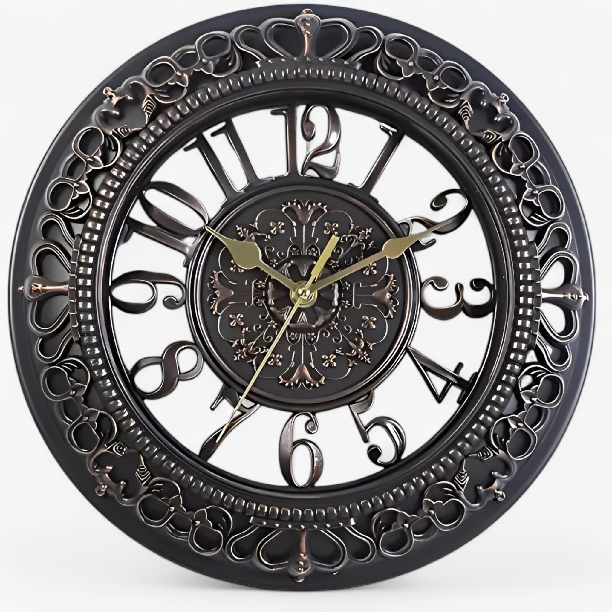 Orologio da Parete di Lusso per Uomo, Design Moderno e Silenzioso - Nero - orologio orologio parete P365 parete uomo wall clocks - Concept Palermo
