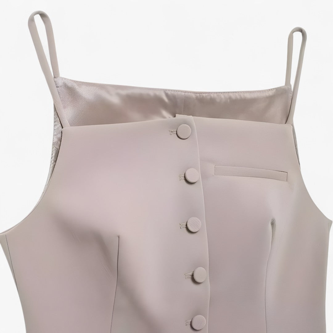 Top Corscon con spalline sottili in stile minimal - - clothing/tops/crop-tops corscon corscon spalline minimal noemi | top corscon con spalline sottili in stile minimal - € sottili spalline stile - Concept Palermo