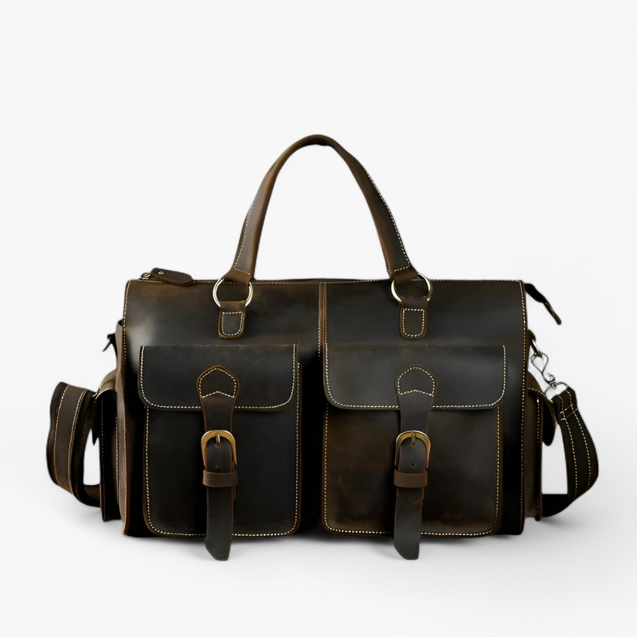 Valigetta in Autentica Pelle Vintage Donna - Marrone - accessoires autentica bags donna pelle tassen valigetta valigetta autentica vintage - Concept Palermo
