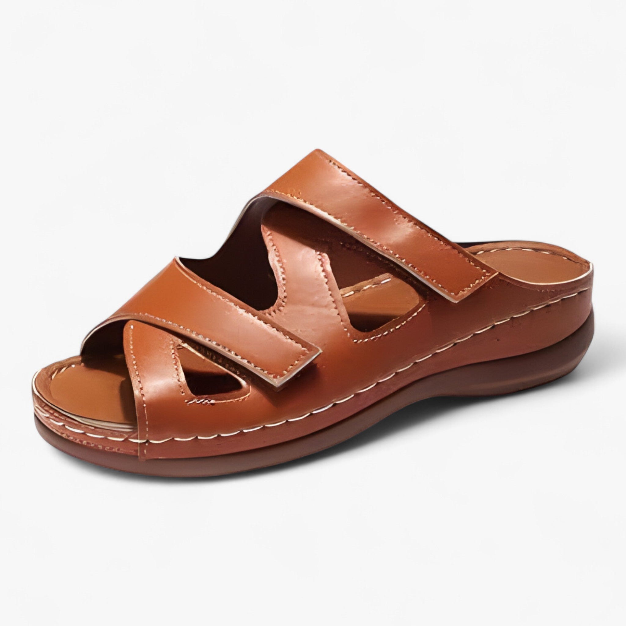 Sandaler med åben tå, der er nemme at tage på - Lette og herre