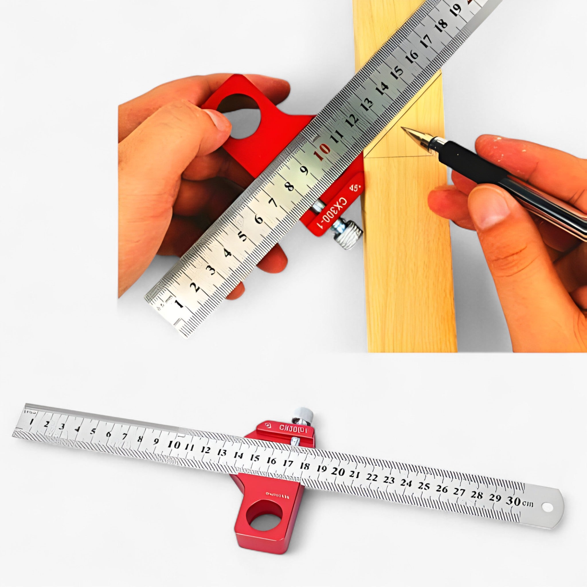 Righello da bordo di precisione per falegnameria Nero Legno - - bordo edge rulers falegnameria legno marco | righello da bordo di precisione per falegnameria - € precisione righello righello bordo rulers wood ruler - Concept Palermo