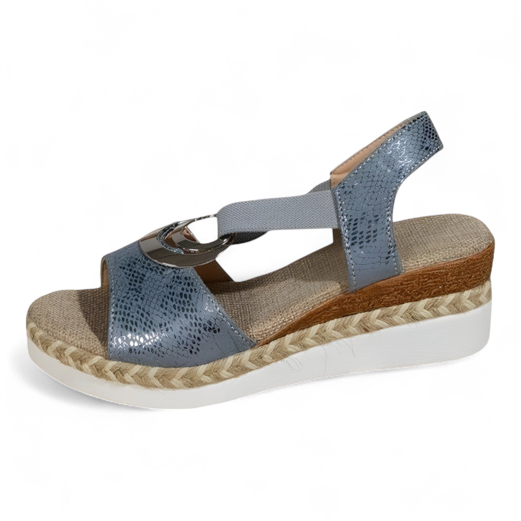 Kilehælede sandaler – vintage og lette til kvinder