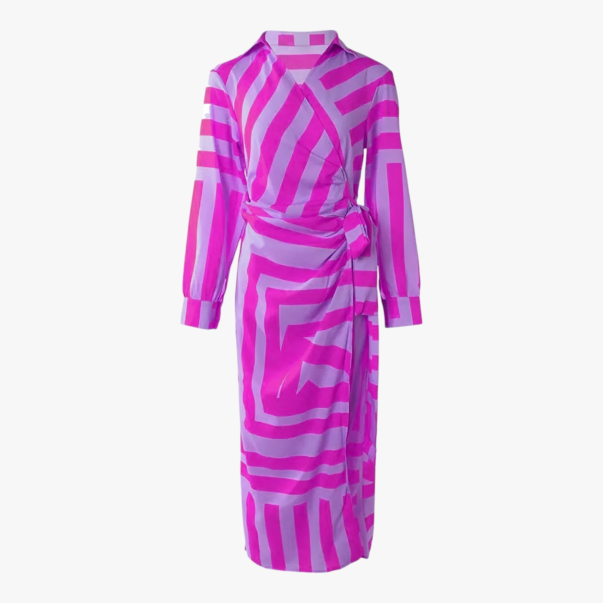 Abito lungo stampato - sofisticato e femminile - - abito abito stampato dresses femminile sofisticato stampato - Concept Palermo