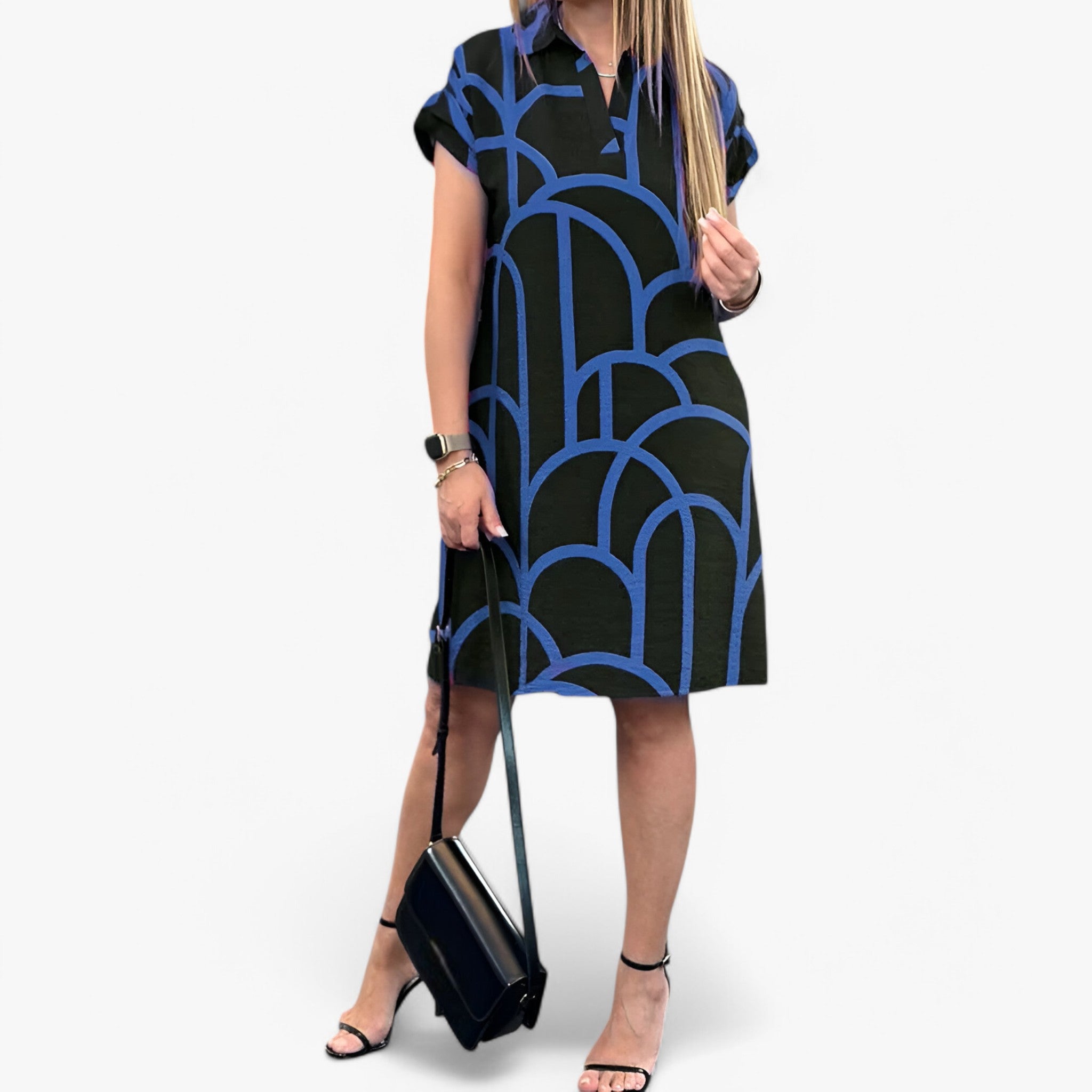 Vestito midi - Senza tempo e con stile Donna - Blu - donna dresses midi stile tempo vestito vestito midi - Concept Palermo