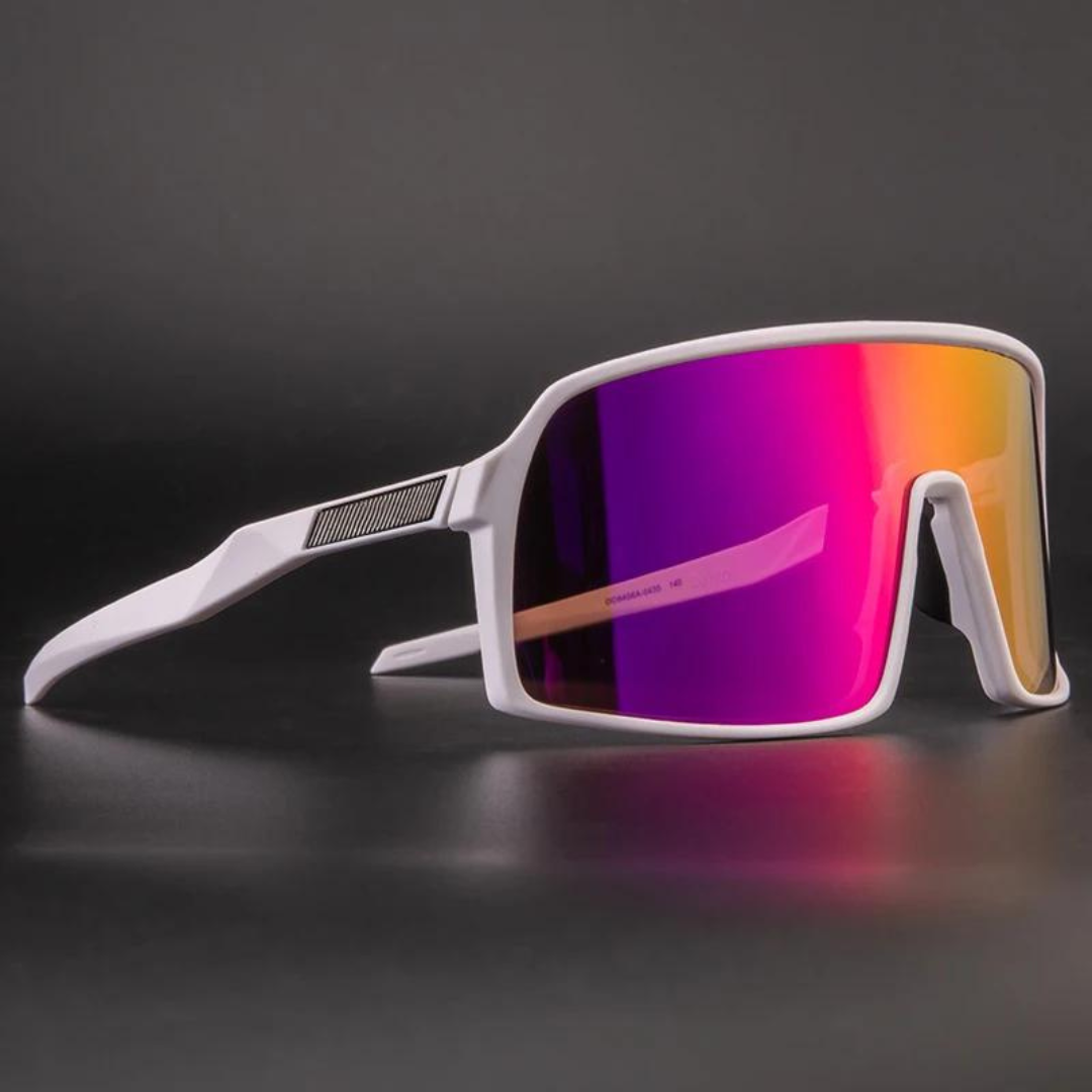 Occhiali da Sole Ciclismo Unisex Sportivi Polarizzati con Protezione UV400 - rosa scuro bianco - ciclismo Men's occhiali occhiali sole sole sunglasses unisex Women's - Concept Palermo