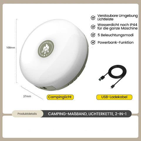 Catena luminosa portatile, pieghevole e a tenuta stagna Uomo - - camping lights catena catena luminosa home & garden lights luminosa pieghevole portatile stagna tenuta - Concept Palermo