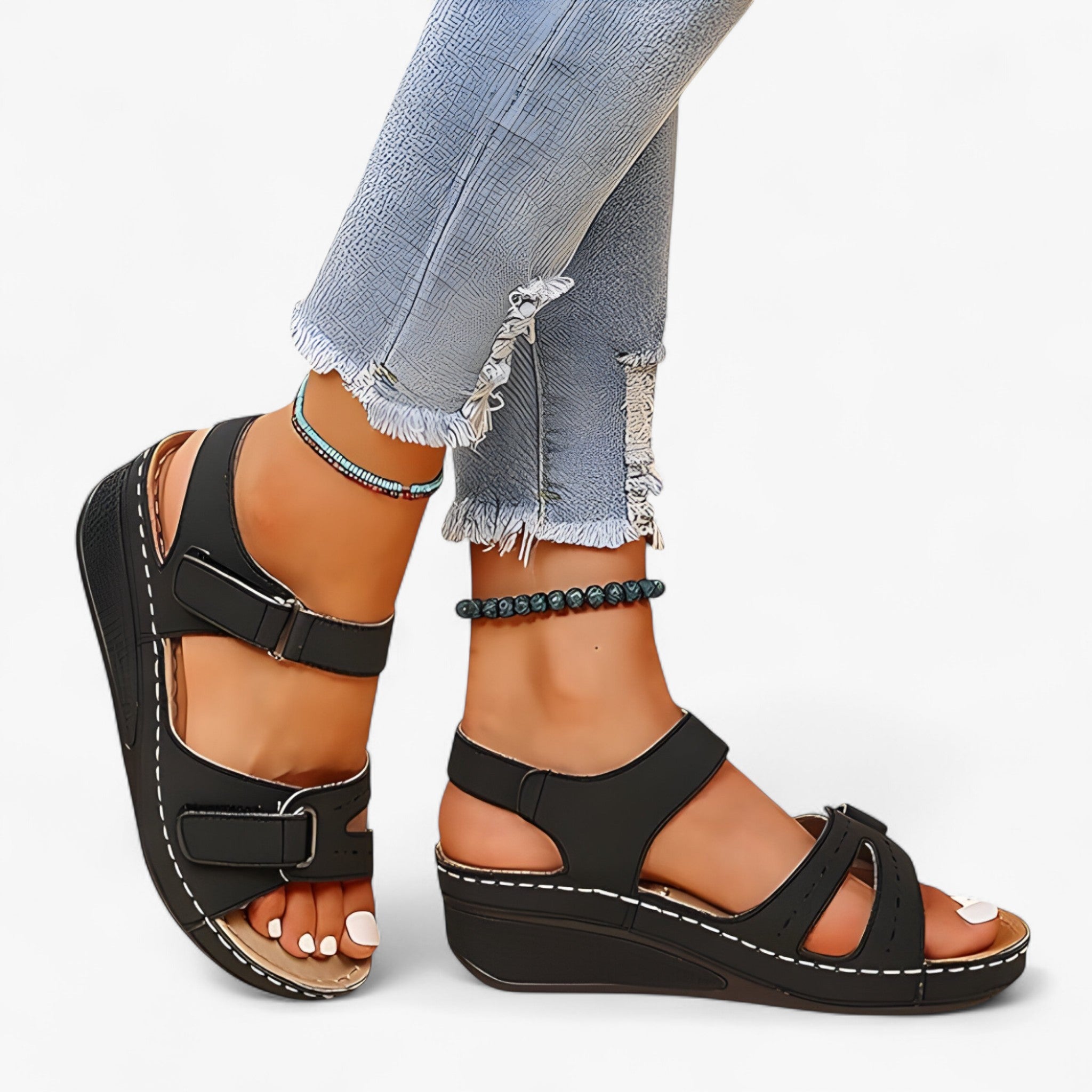 Sandalias con punta abierta - Ligeras y suaves