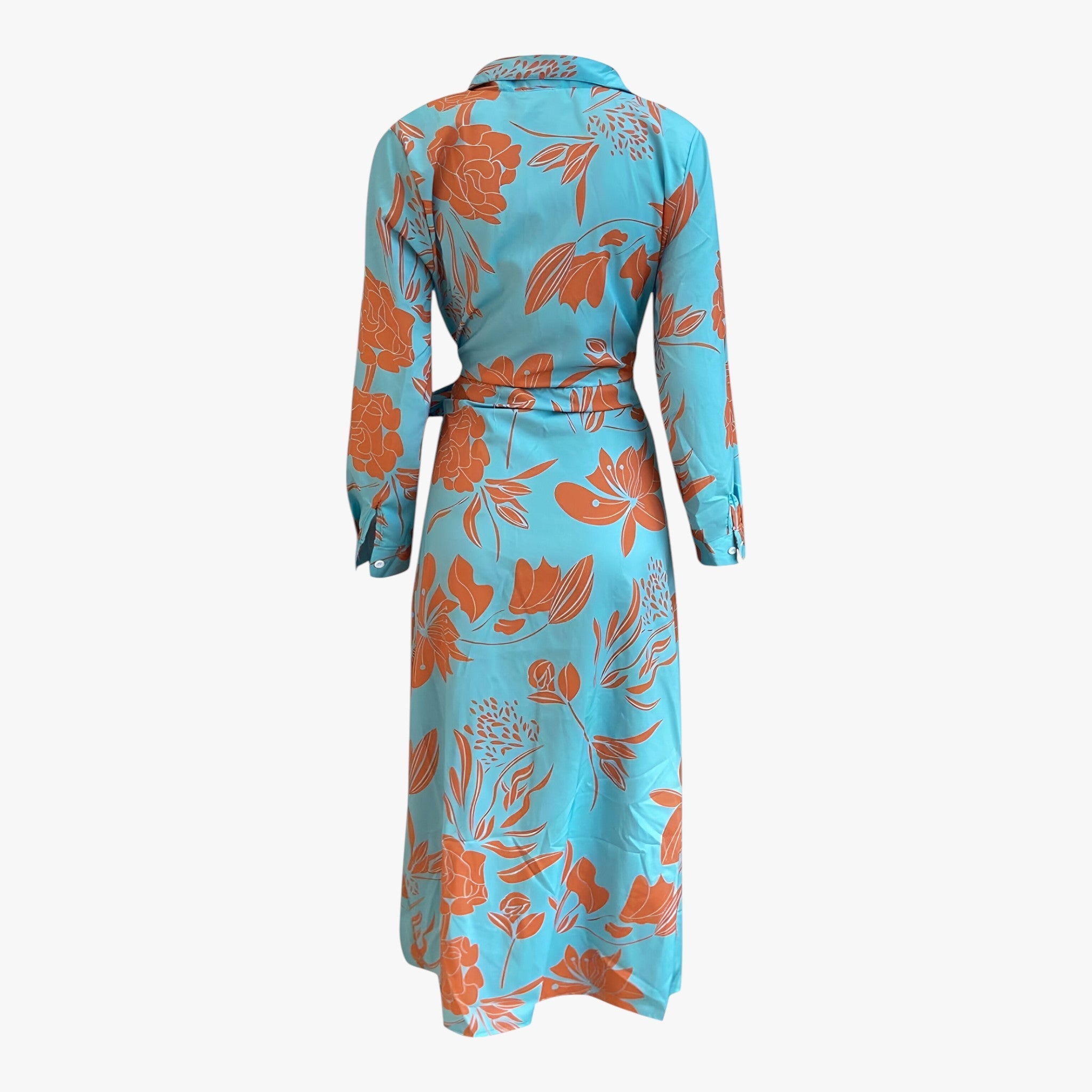 Abito lungo stampato - sofisticato e femminile - - abito abito stampato dresses femminile sofisticato stampato - Concept Palermo