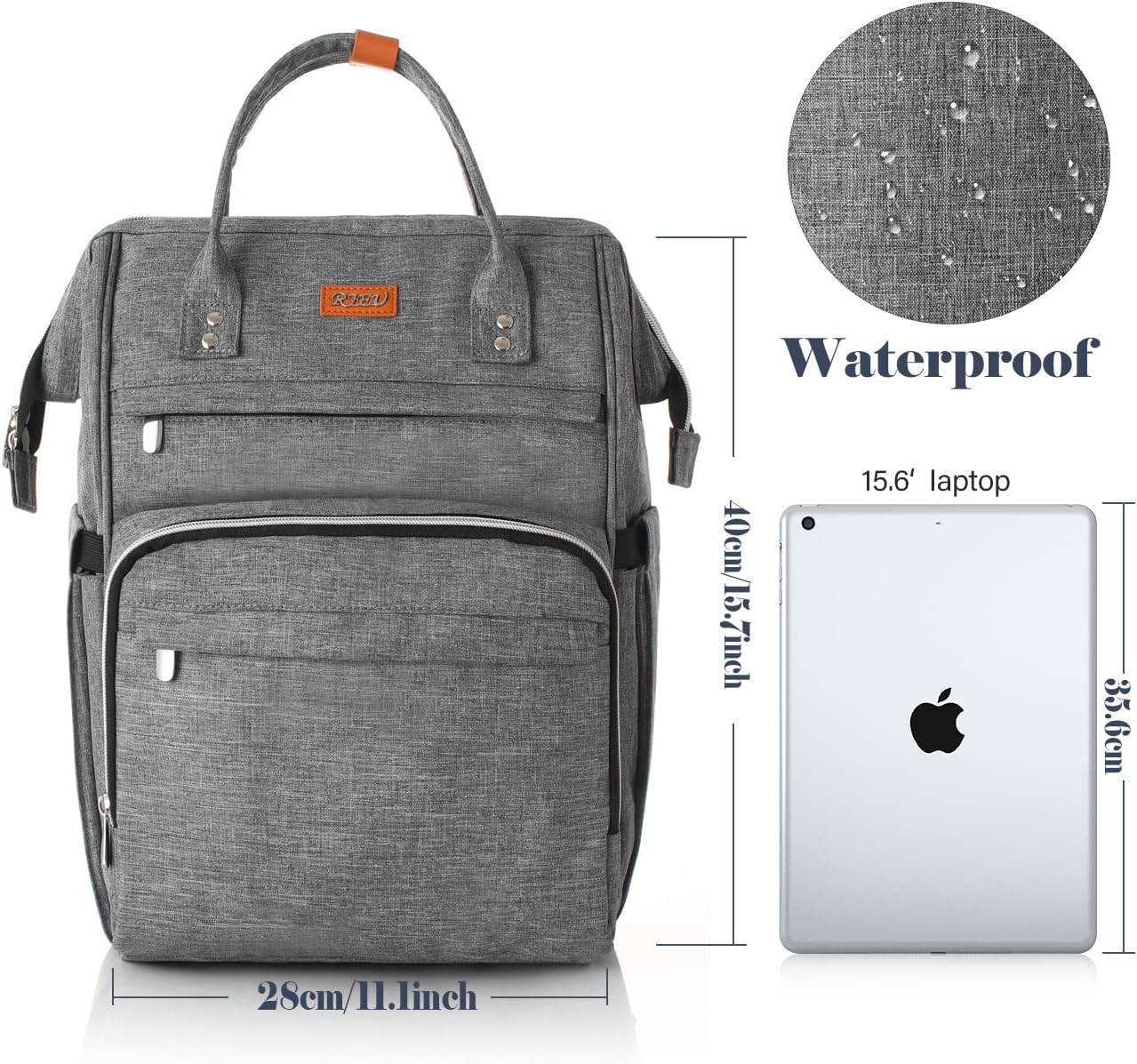 Zaino portacomputer da 15,6 pollici per donna, impermeabile e antifurto, zaino scolastico per ragazze, ragazze adolescenti, zaino da donna per Pelle - - adolescenti antifurto Backpacks Bags donna impermeabile pelle pollici portacomputer - Concept Palermo