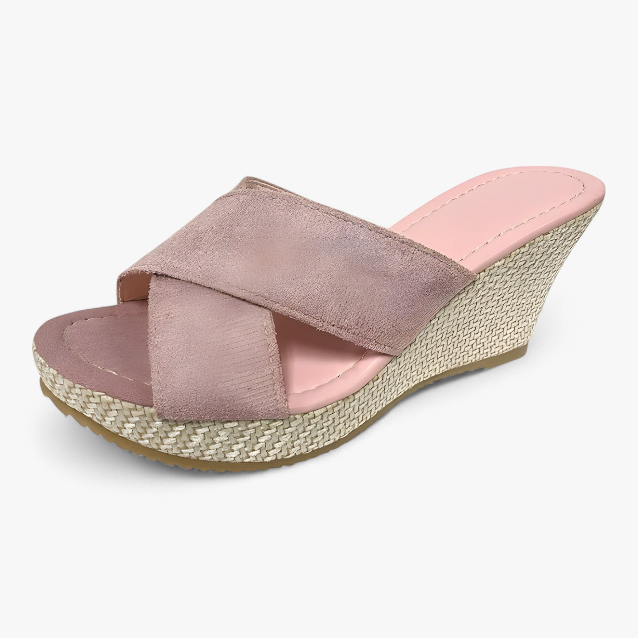 Sandali con suola con tacco spesso versatili Donna